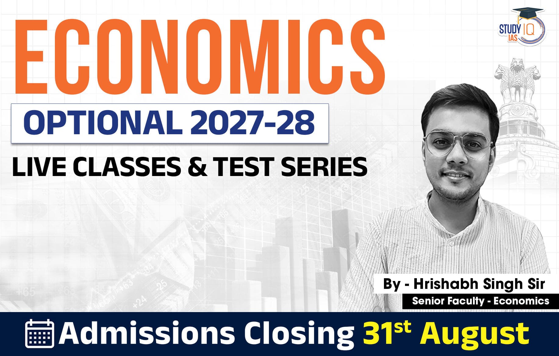 UPSC IAS (Mains) Economics Optional Live 2027-28 (Comprehensive) August Batch By Hrishabh Singh