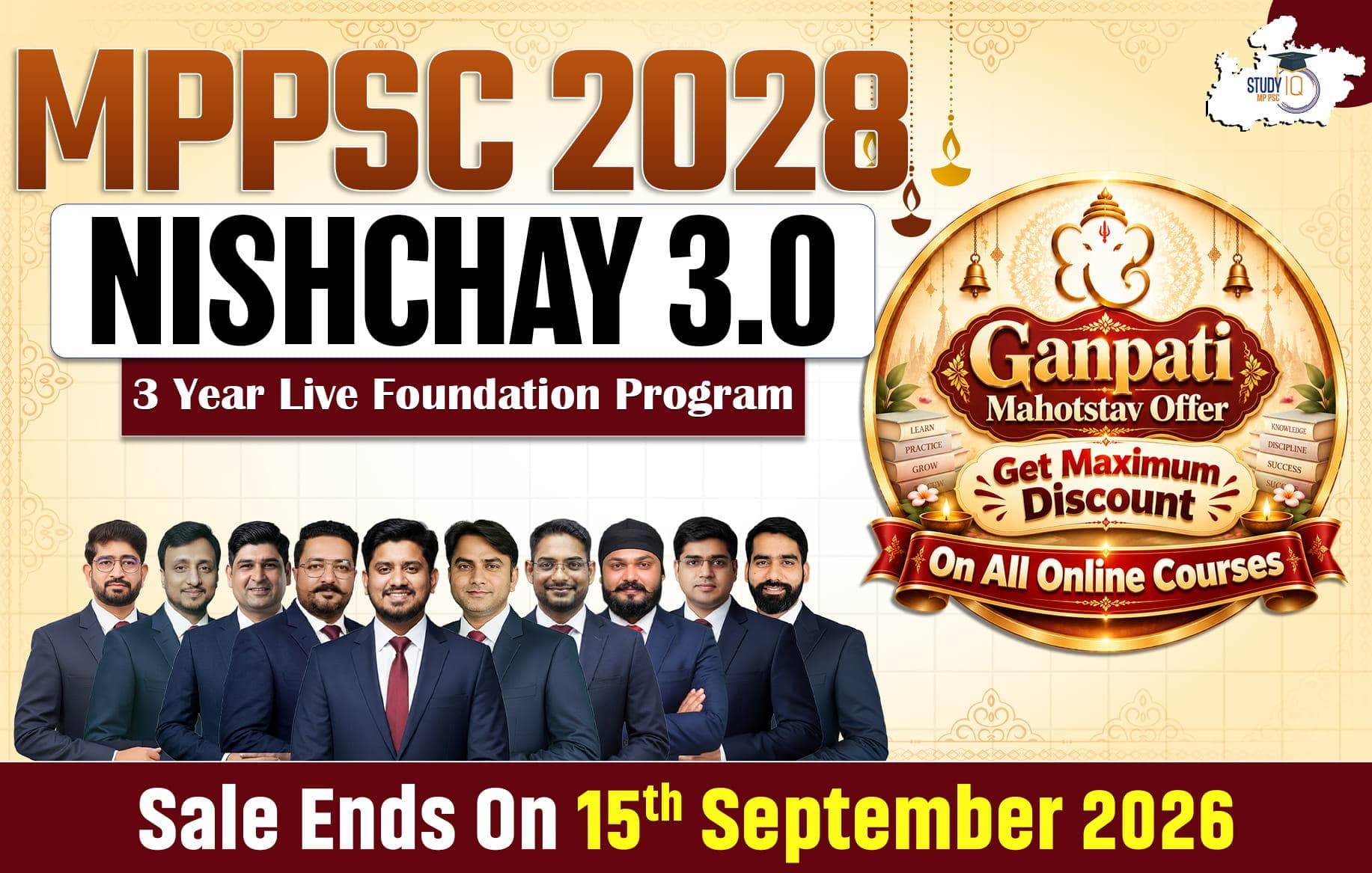 MPPSC Nishchay 2028 : 3 year Foundation Program Batch 3