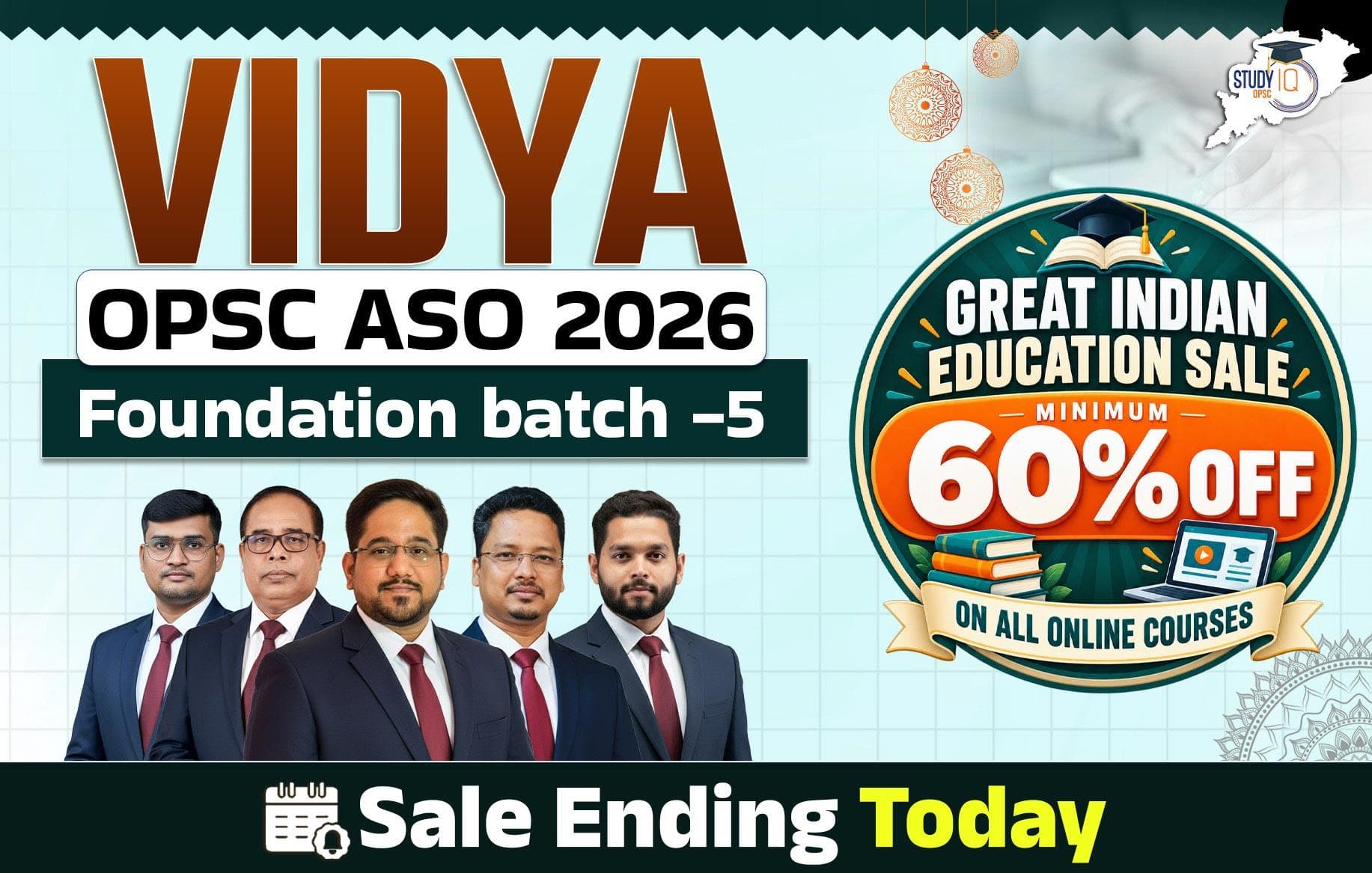 Vidya : OPSC ASO 2026 Foundation Batch 5