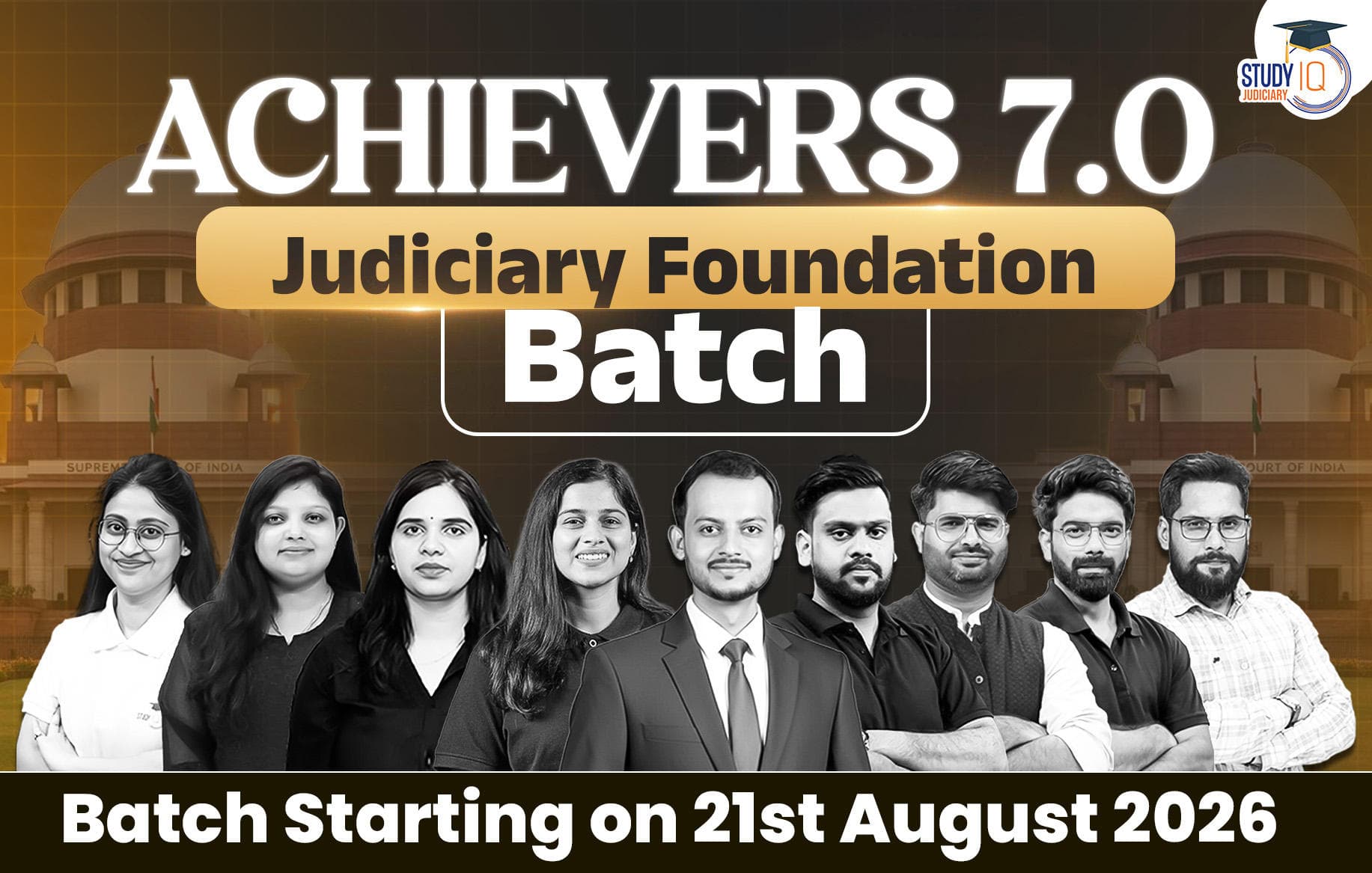 Achievers Judiciary Live Foundation Batch 7 (Gold)