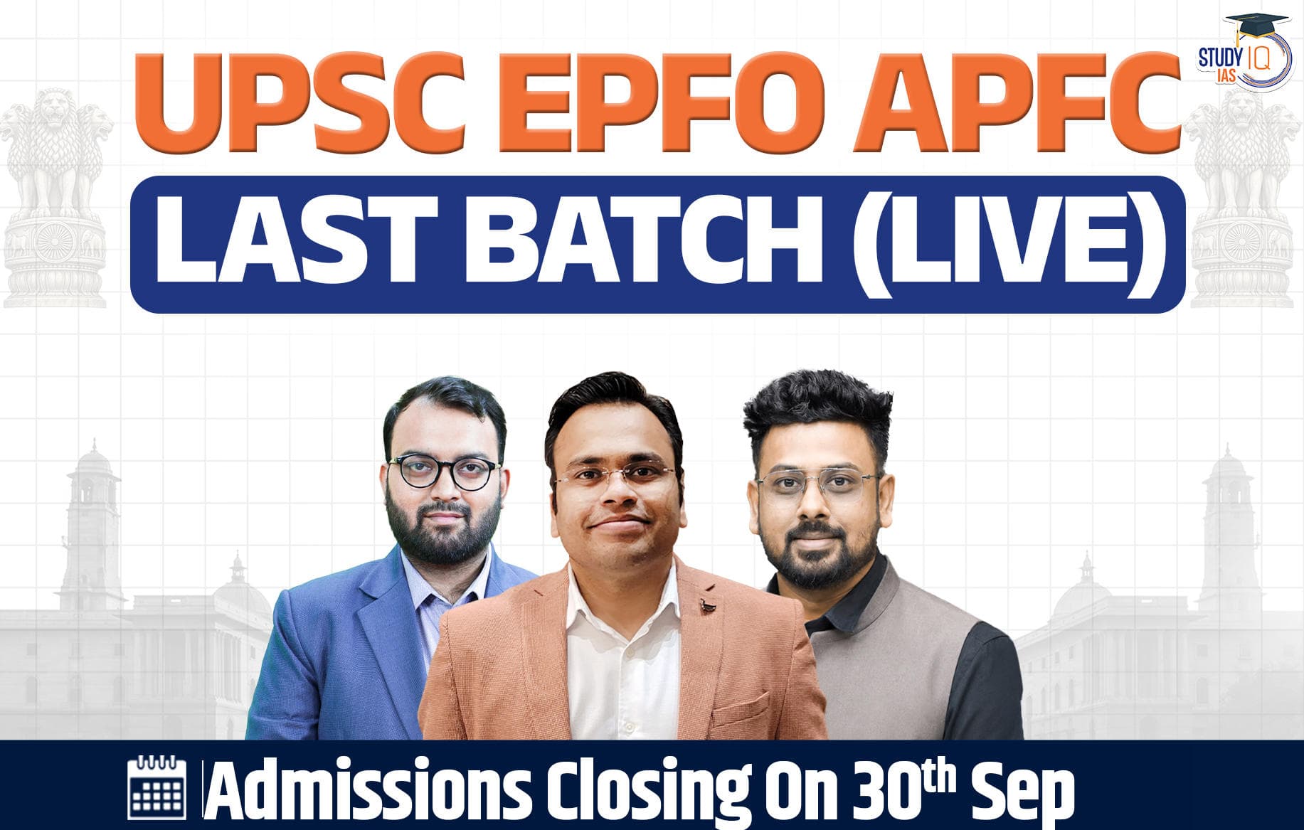 UPSC EPFO APFC LIVE Last Batch