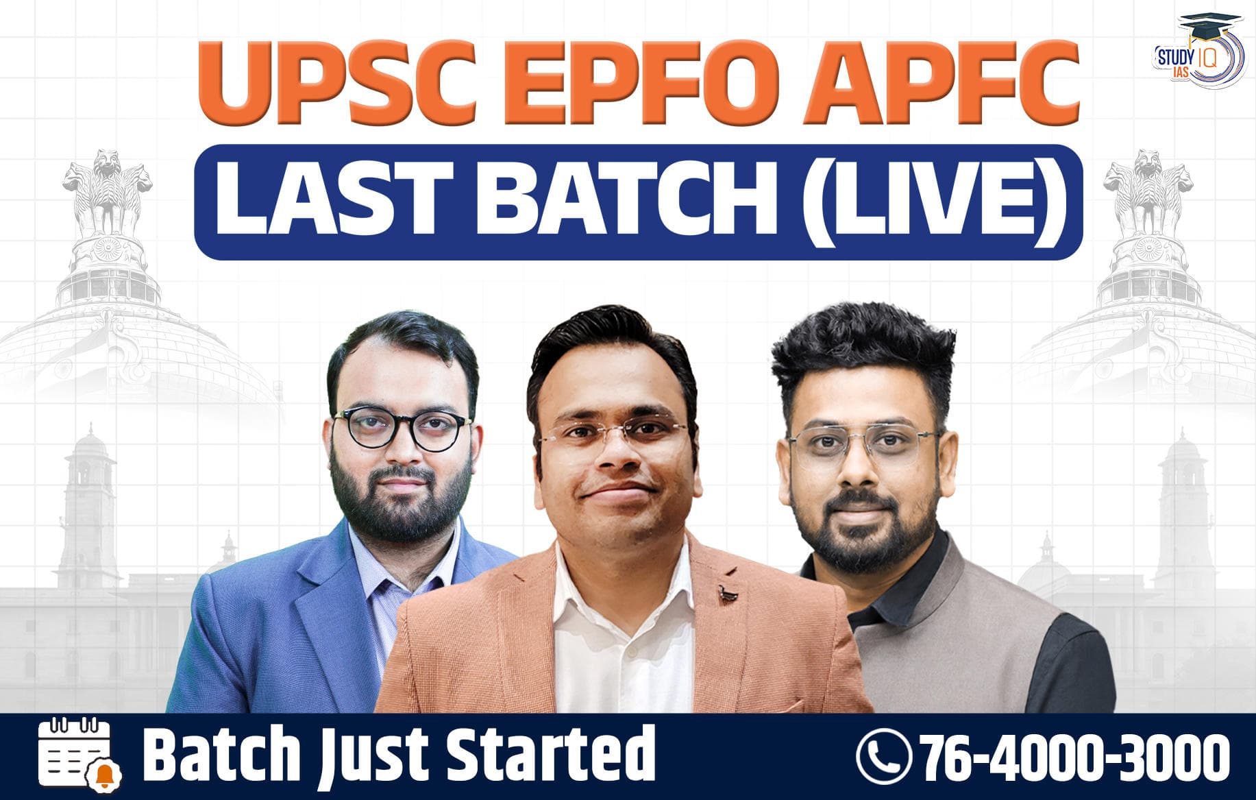UPSC EPFO APFC LIVE Last Batch