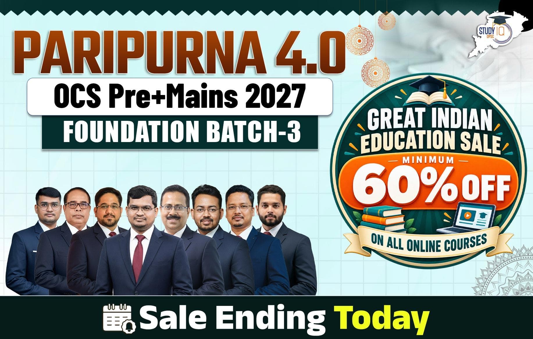 Paripurna 4.0: OPSC OCS 2026-2027 (Pre + Mains) Foundation Batch 3