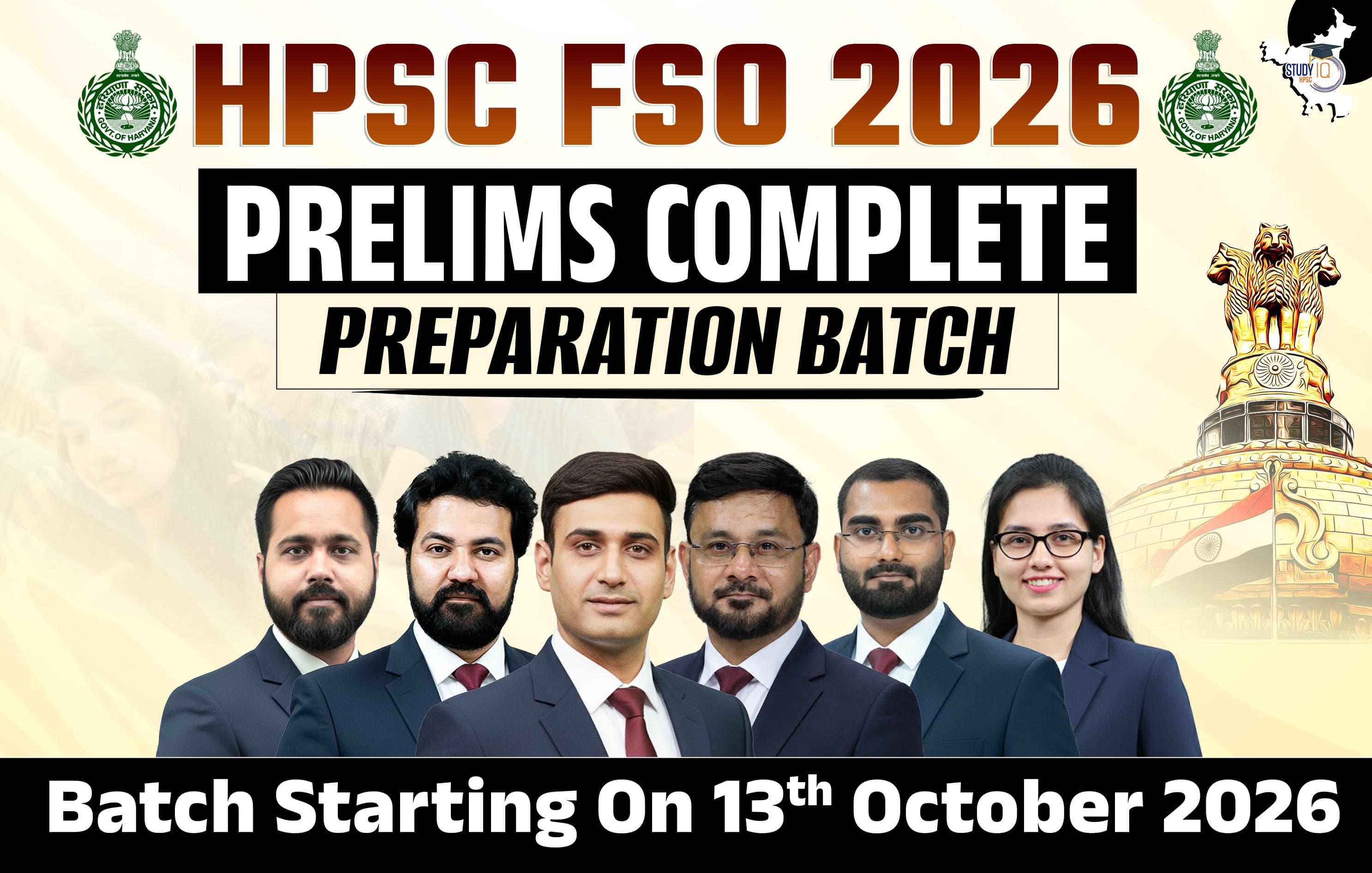 HPSC FSO 2026 Prelims Complete Preparation Batch