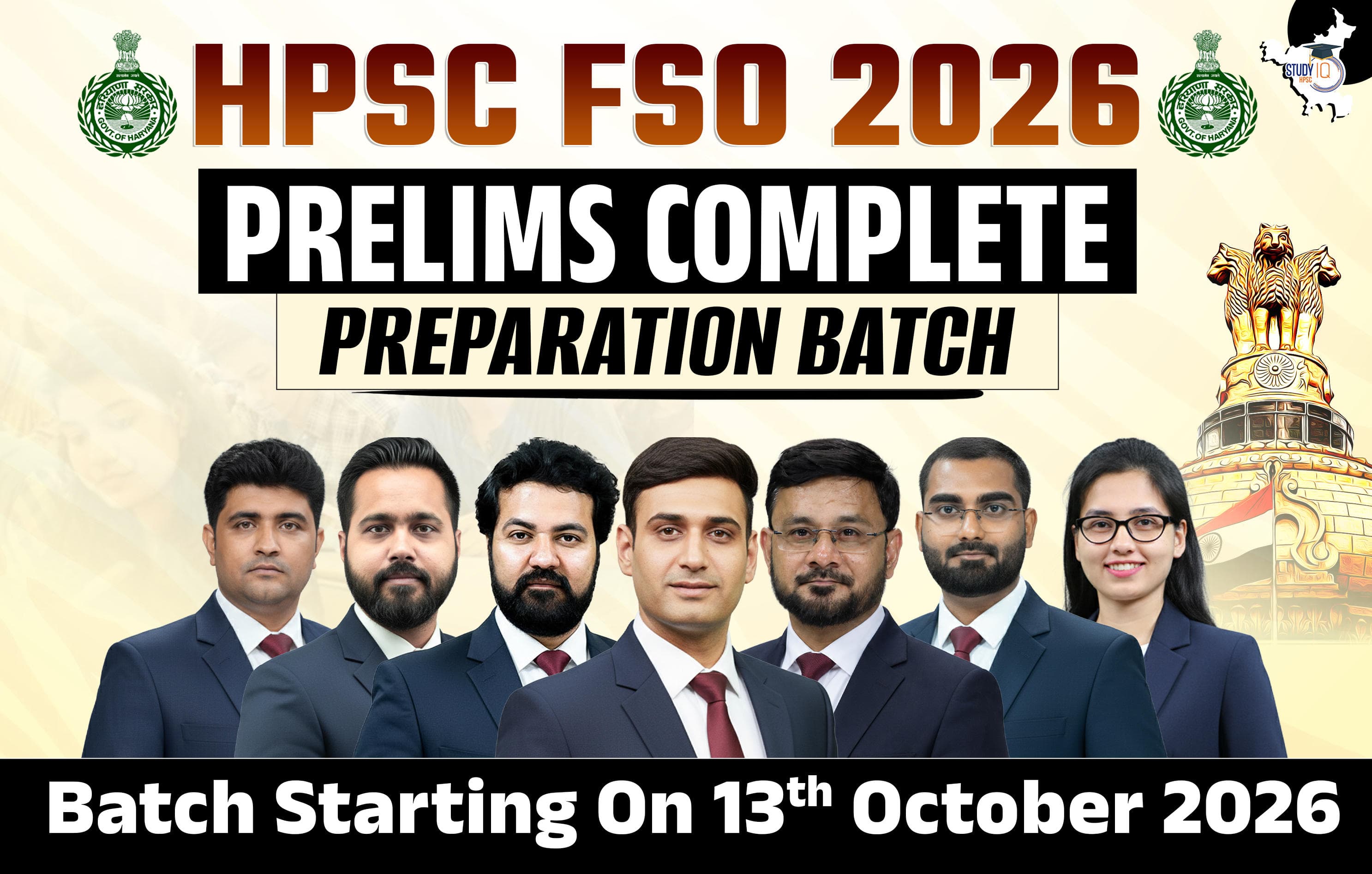 HPSC FSO 2026 Prelims Complete Preparation Batch