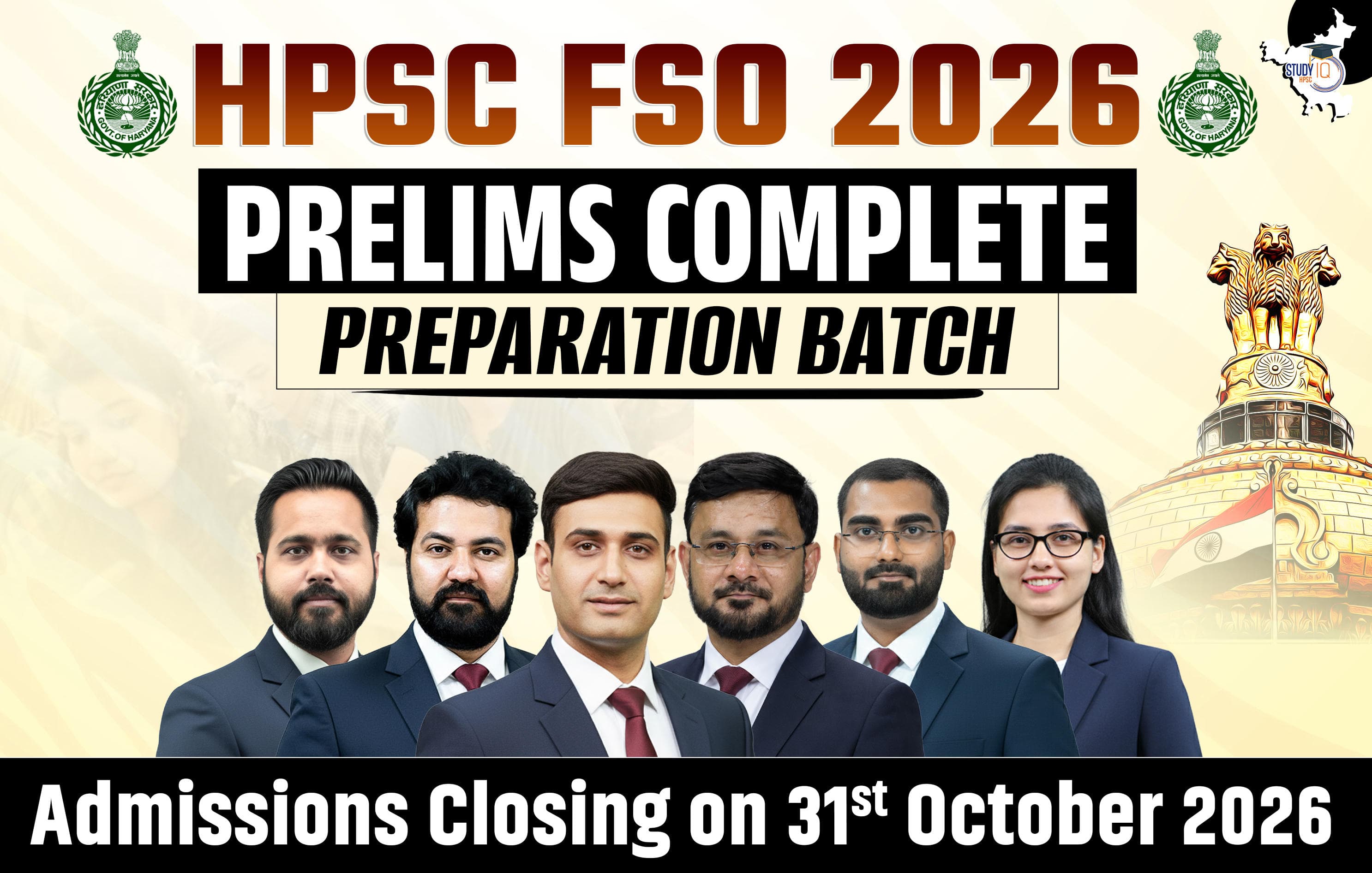 HPSC FSO 2026 Prelims Complete Preparation Batch