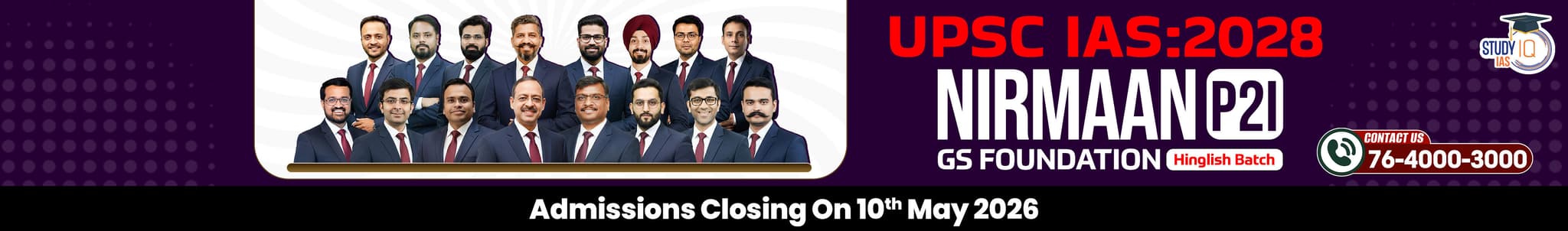 UPSC IAS Live GS P2I Foundation 2028 Nirmaan May Batch