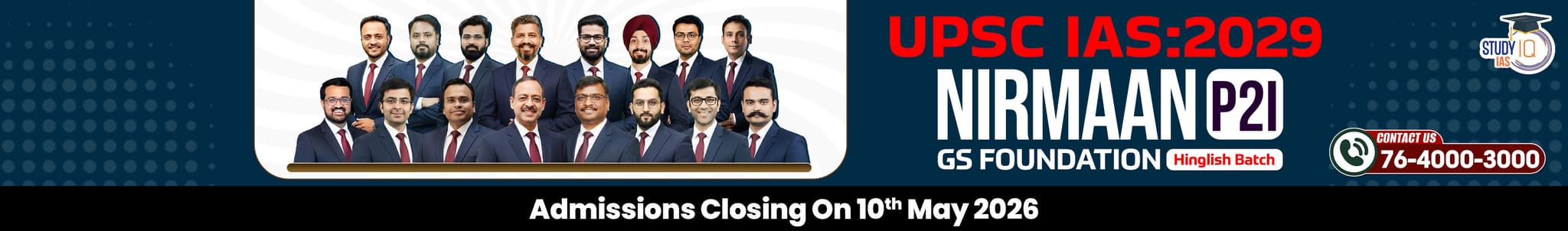 UPSC IAS Live GS P2I Foundation 2029 Nirmaan Batch