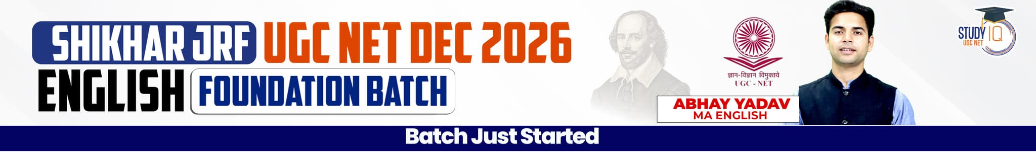 Shikhar JRF UGC NET DEC 2026 English Foundation Batch