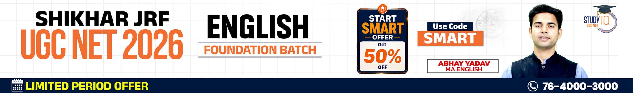 Shikhar JRF UGC NET DEC 2026 English Foundation Batch