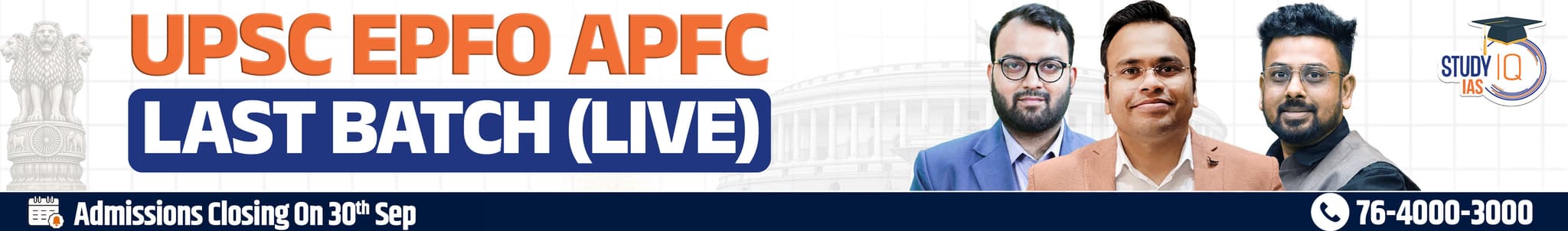 UPSC EPFO APFC LIVE Batch
