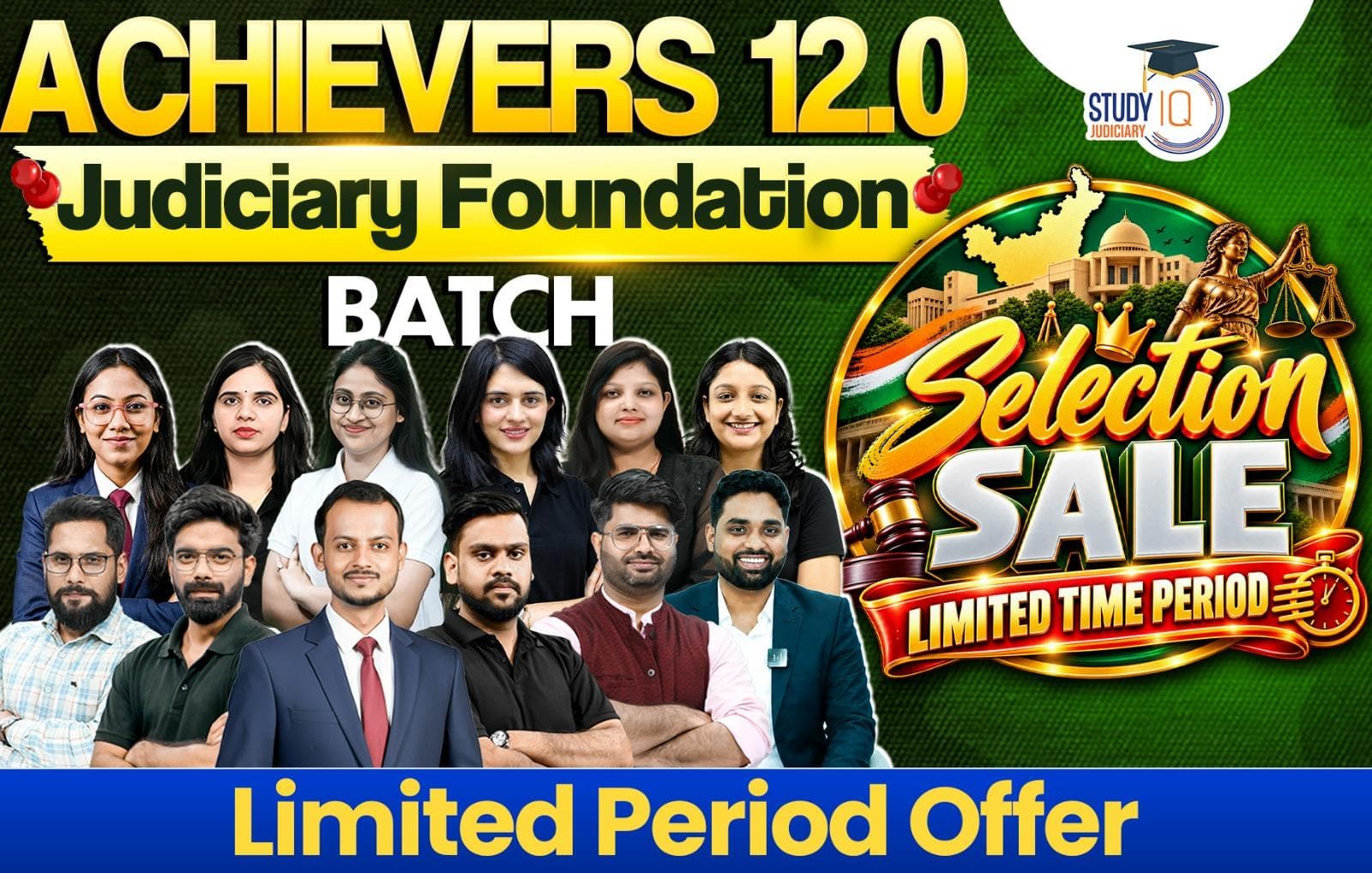 Achievers Judiciary Live Foundation Batch 12 (Gold)