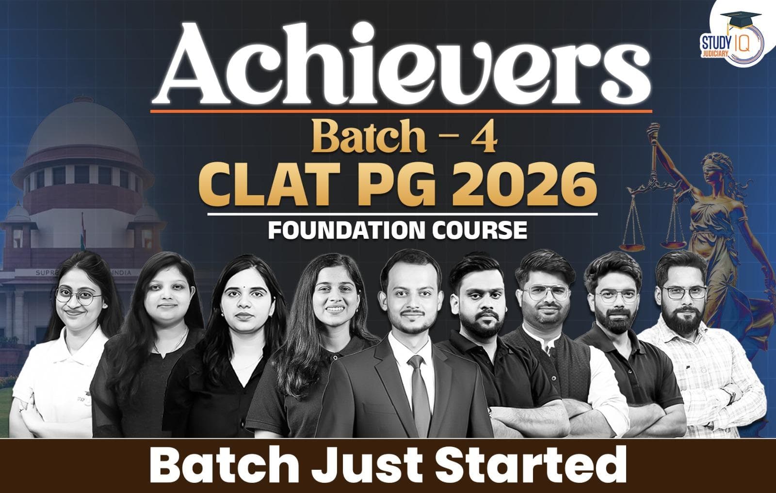 CLAT PG 2026 Foundation Achievers Batch 4.0