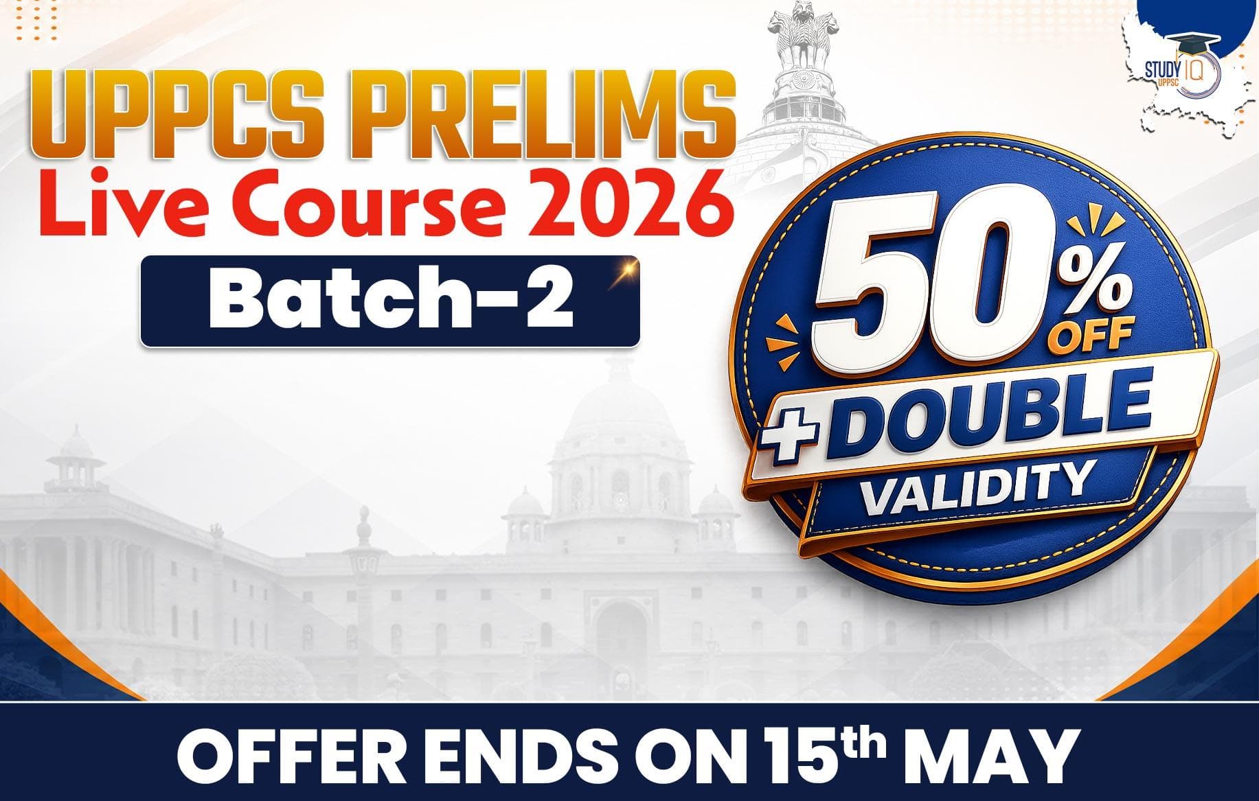 UPPCS Prelims Live Course 2026-2 (Gold)