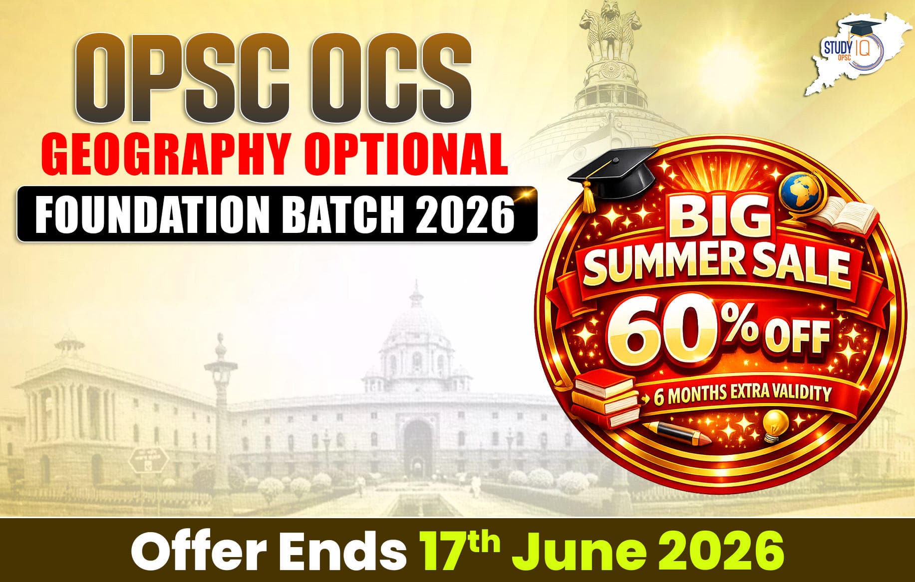 OPSC OCS Geography Optional Foundation Batch 2025-2026 by Sibasankar Hazra Sir