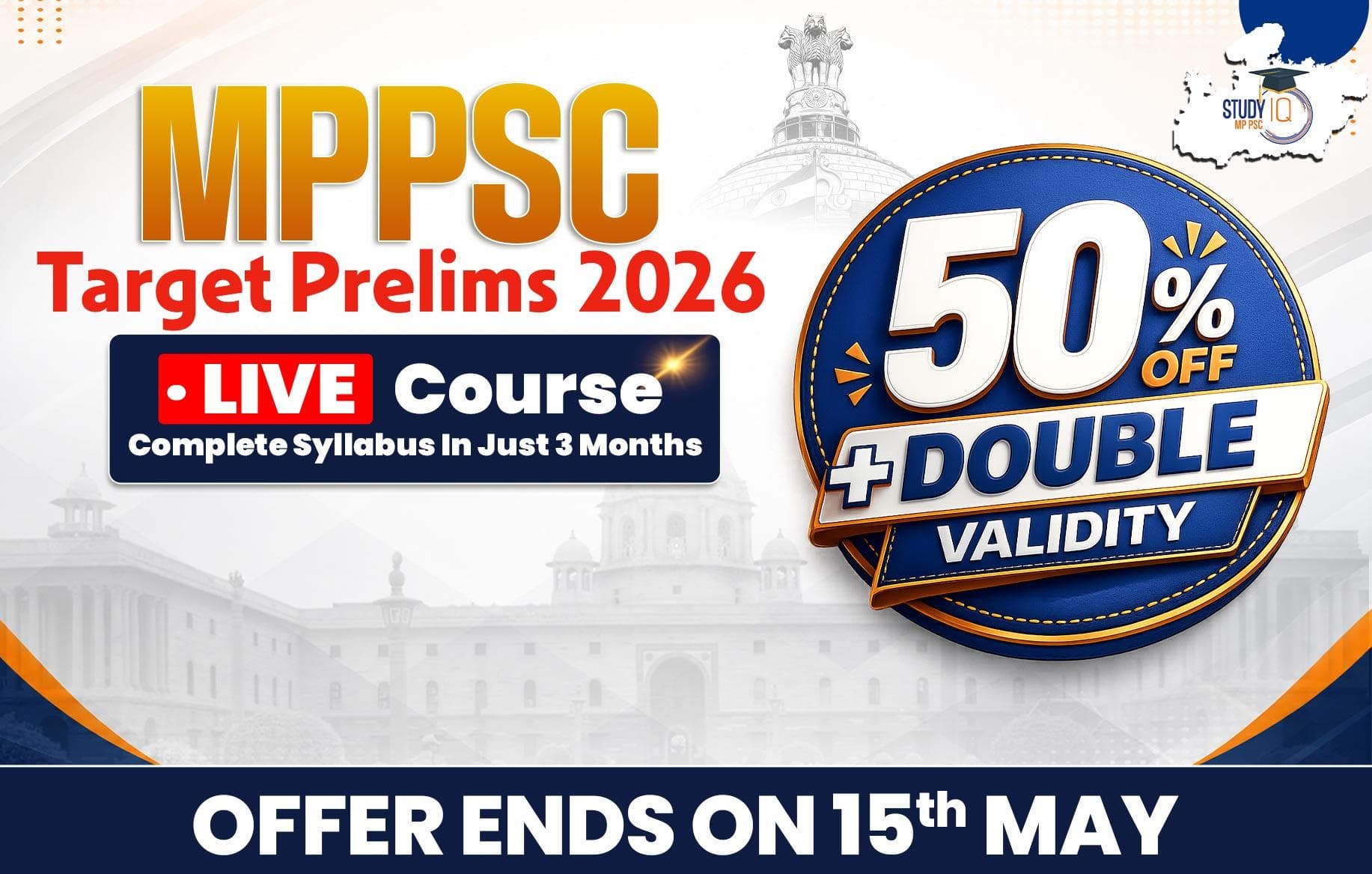 MPPSC Target Prelims Live Course 2026 (Gold)