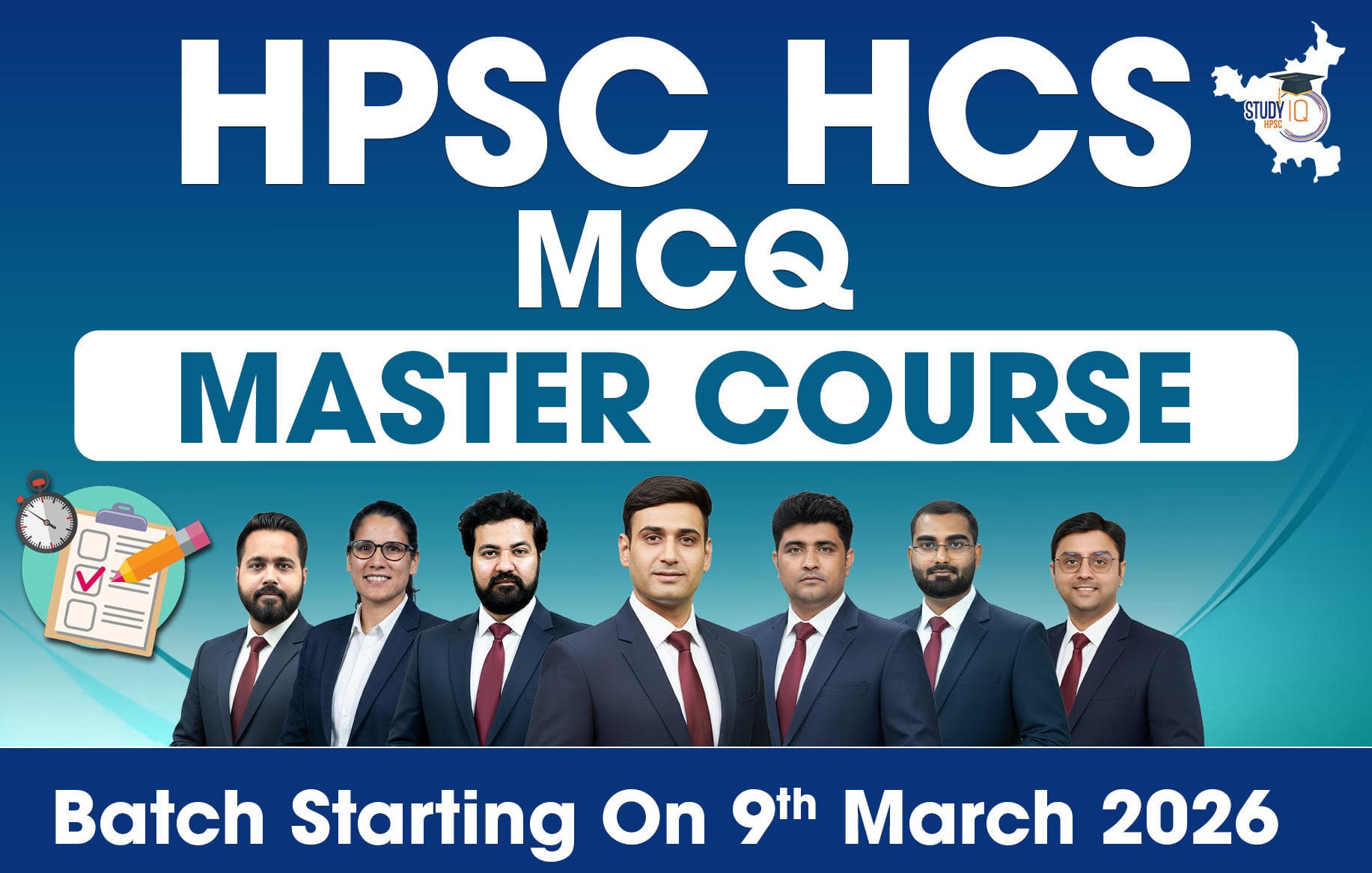 MCQ Master Course for HPSC HCS