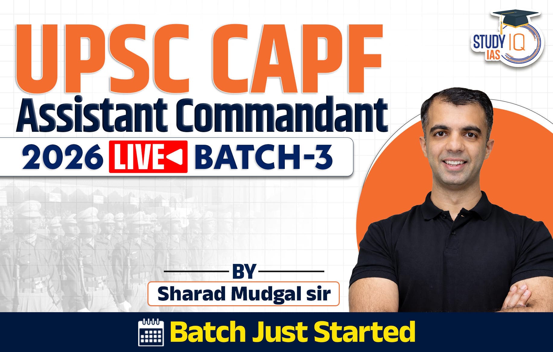 UPSC CAPF Assistant Commandant 2026 Live Batch 3