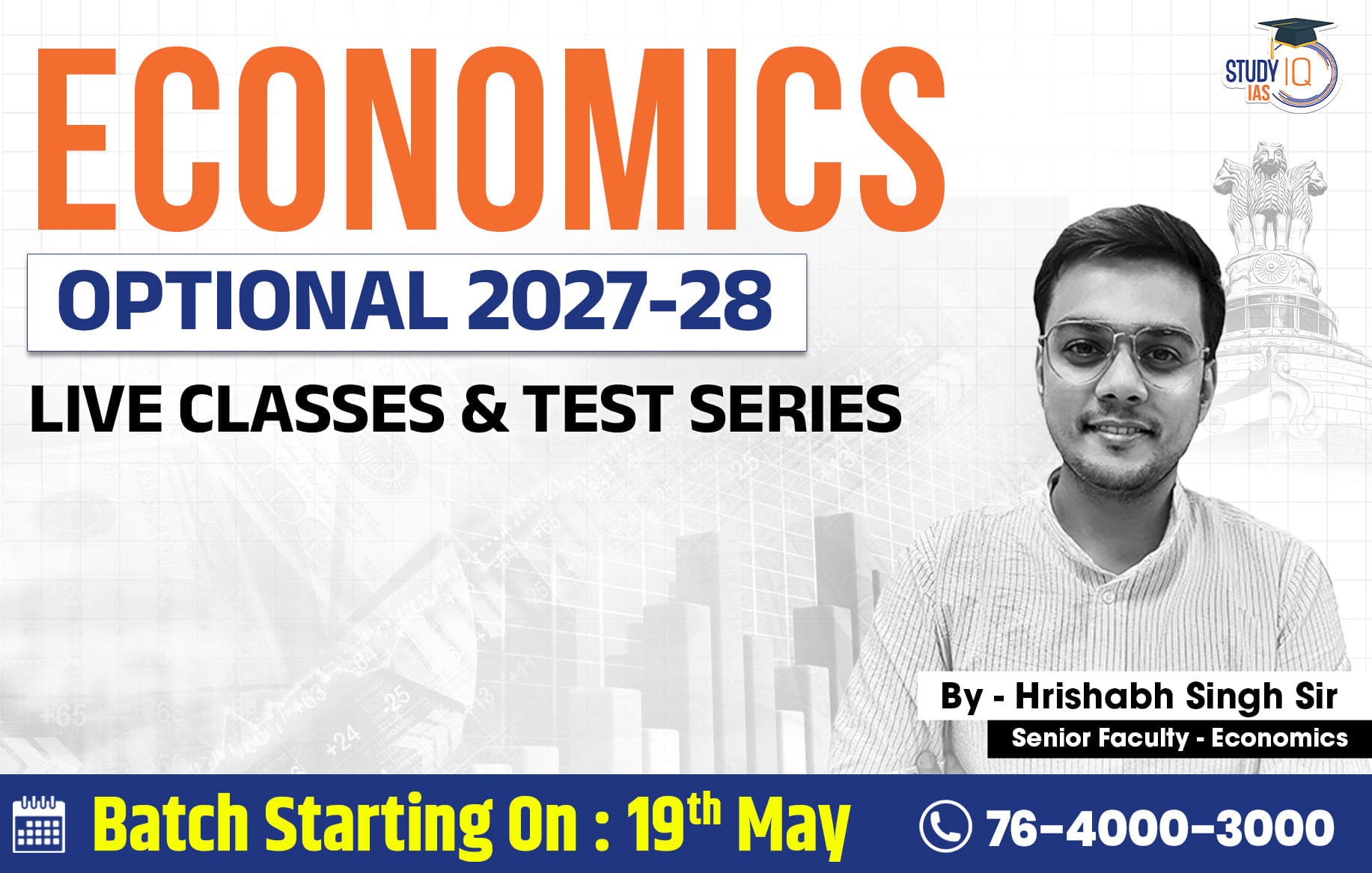 UPSC IAS (Mains) Economics Optional Live 2027-28 (Comprehensive) May Batch By Hrishabh Singh