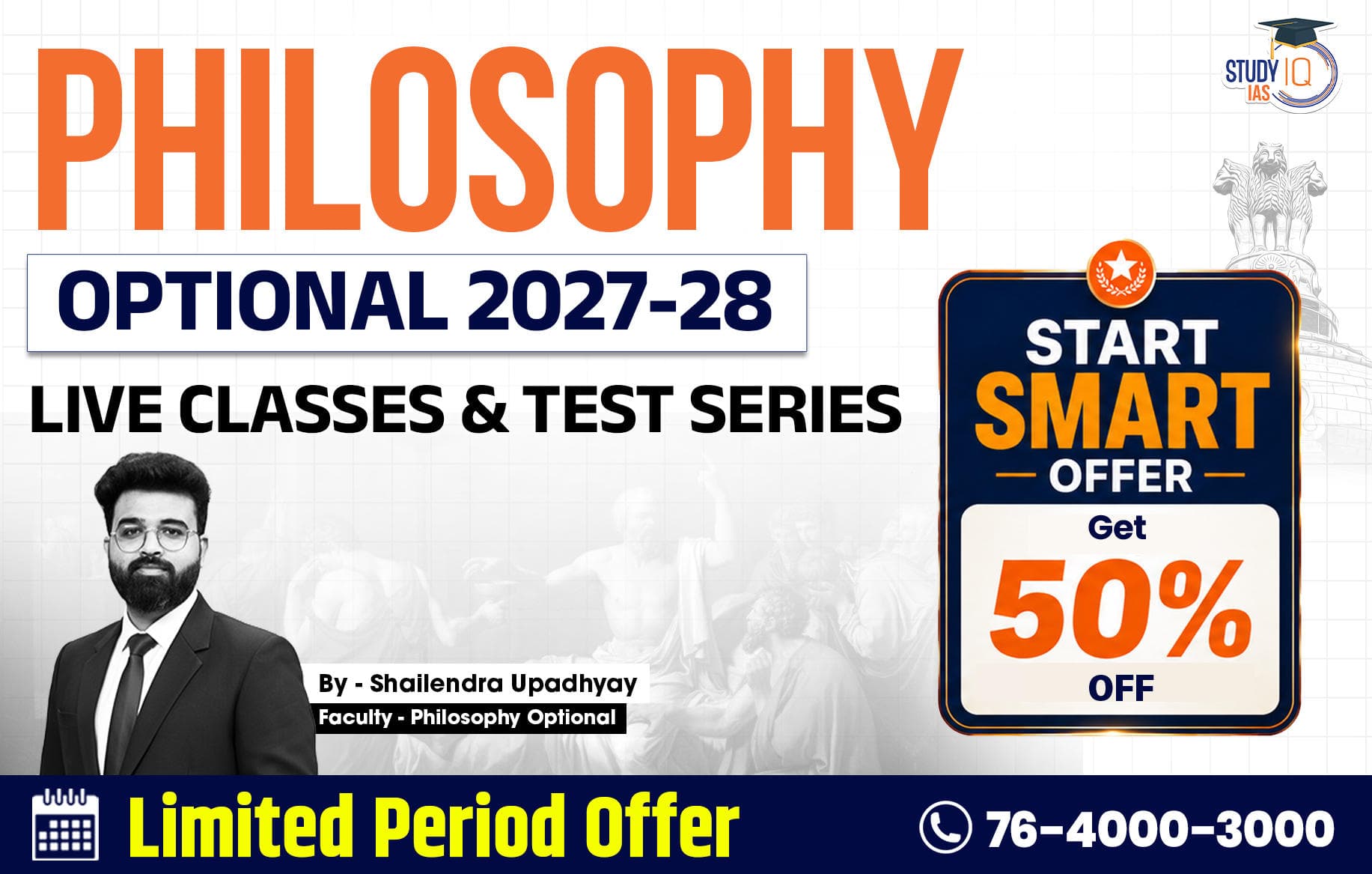 UPSC IAS (Mains) Philosophy Optional Live 2027-28 (Comprehensive) June Batch By Shailendra Upadhyay