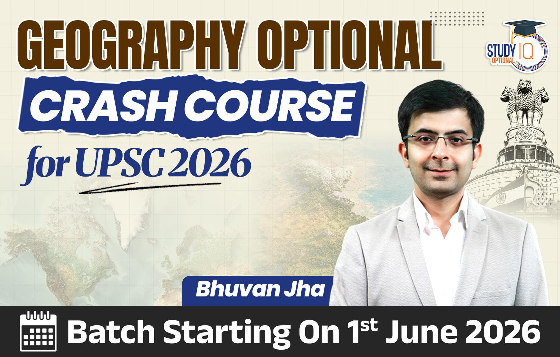 Geography Optional 2026 Crash Course By Bhuvan Jha