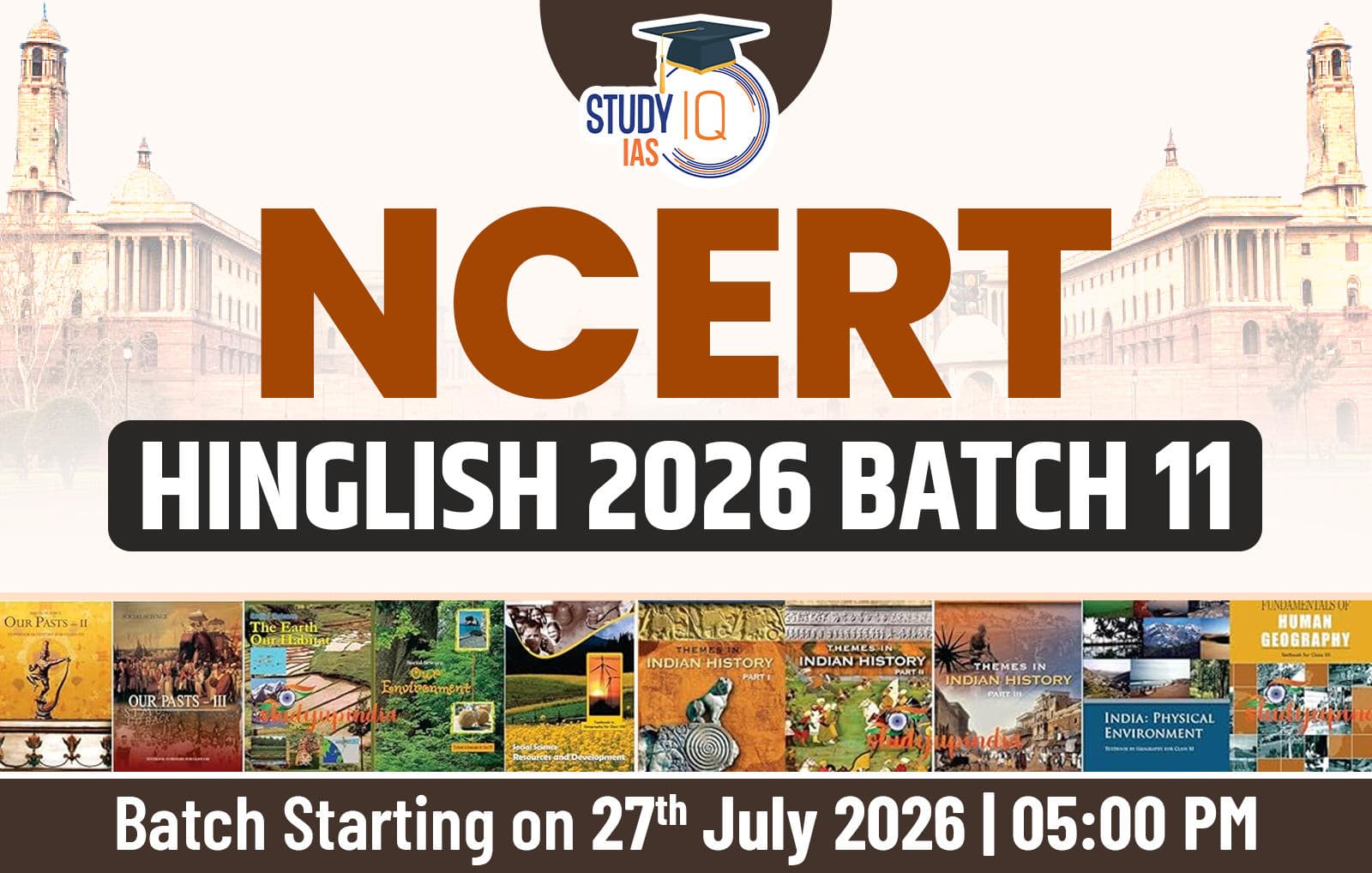 NCERT Foundation Hinglish Target 2026 (NCE-UPSC-E11)-ORN (Hybrid)