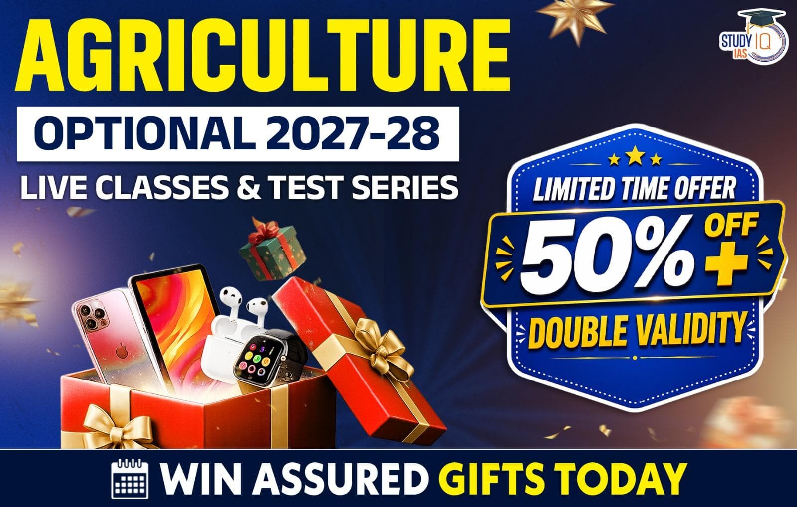UPSC IAS (Mains) Agriculture Optional Live 2027-28 (Comprehensive) June Batch By Monika Yadav