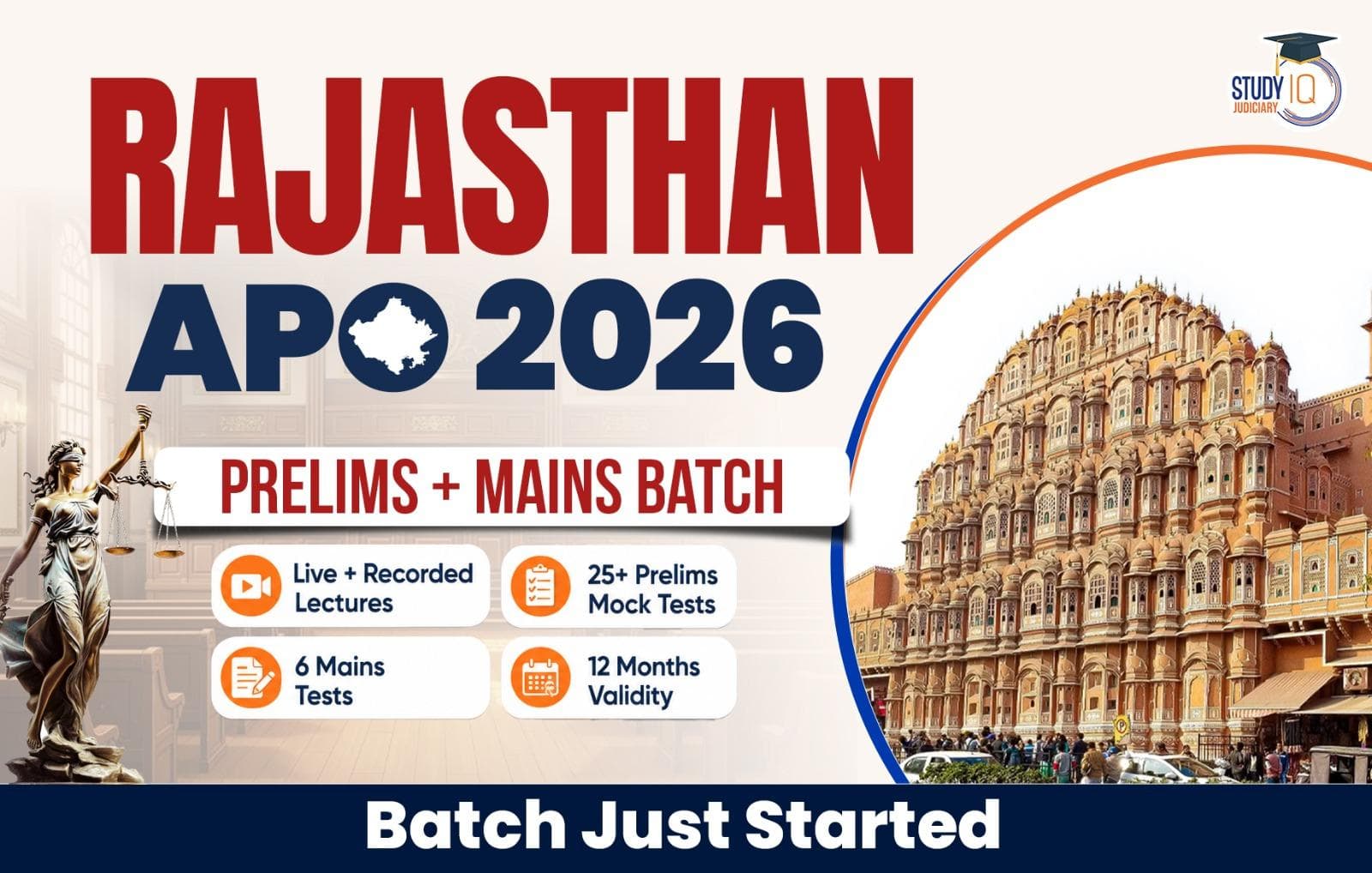 Rajasthan APO (Prelims + Mains) Batch