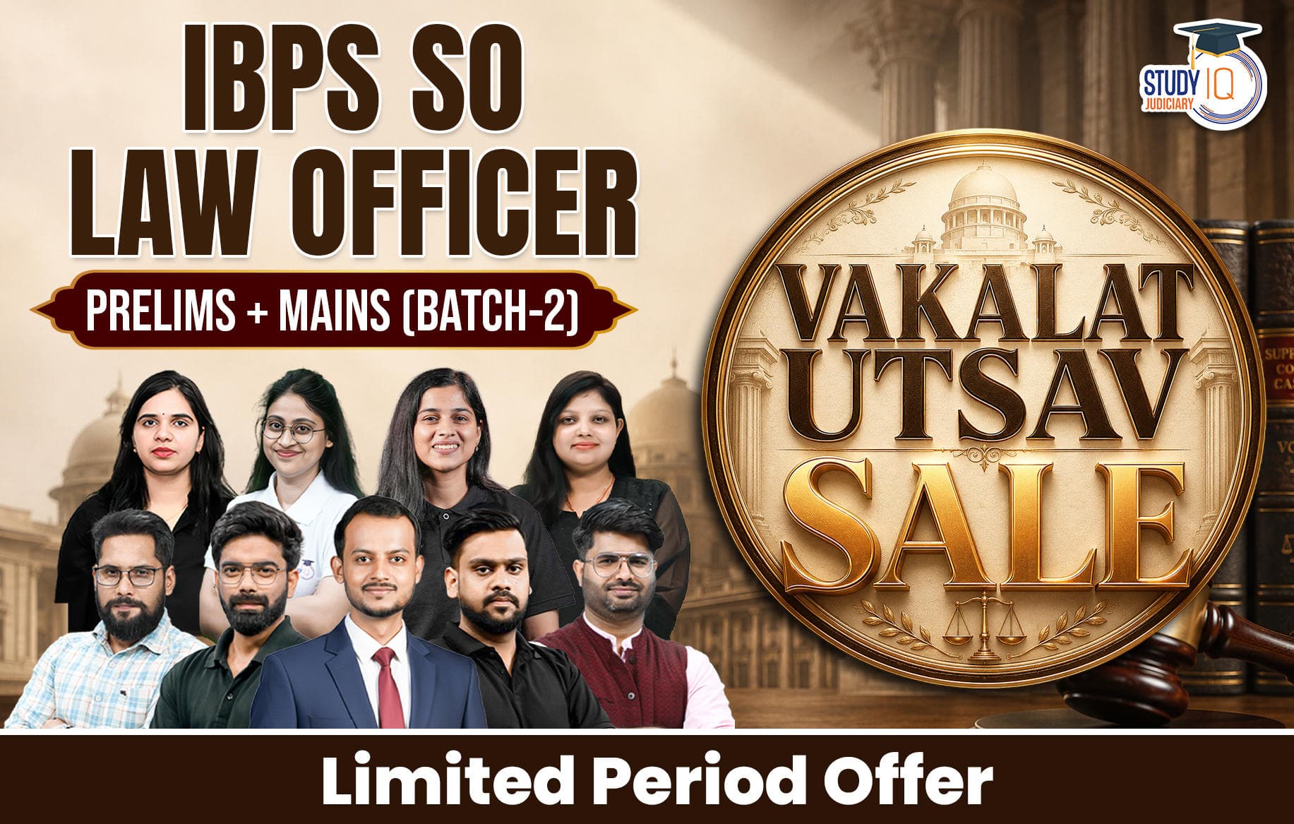IBPS SO Law Officer Prelims + Mains Batch 2