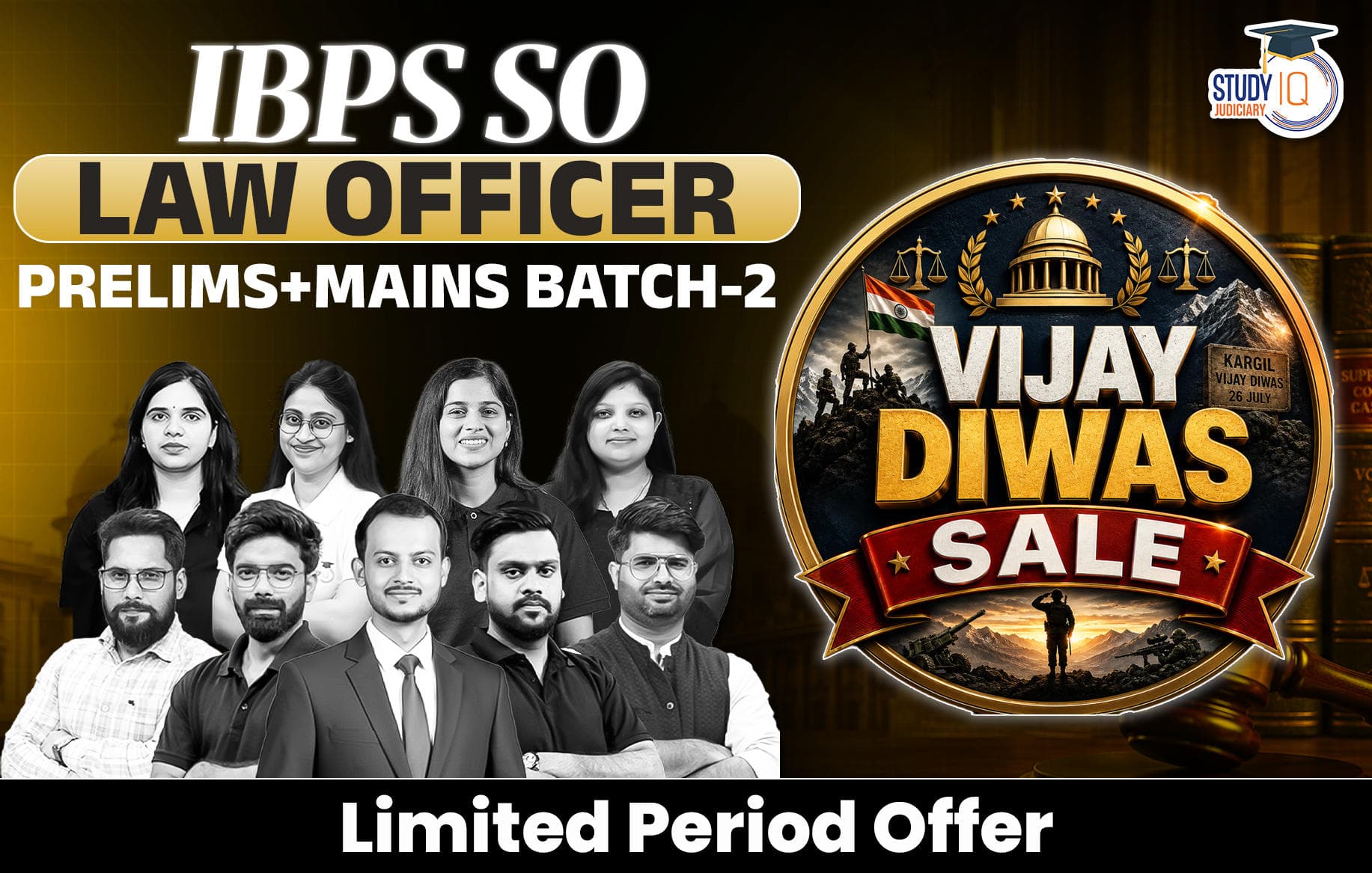IBPS SO Law Officer Prelims + Mains Batch 2