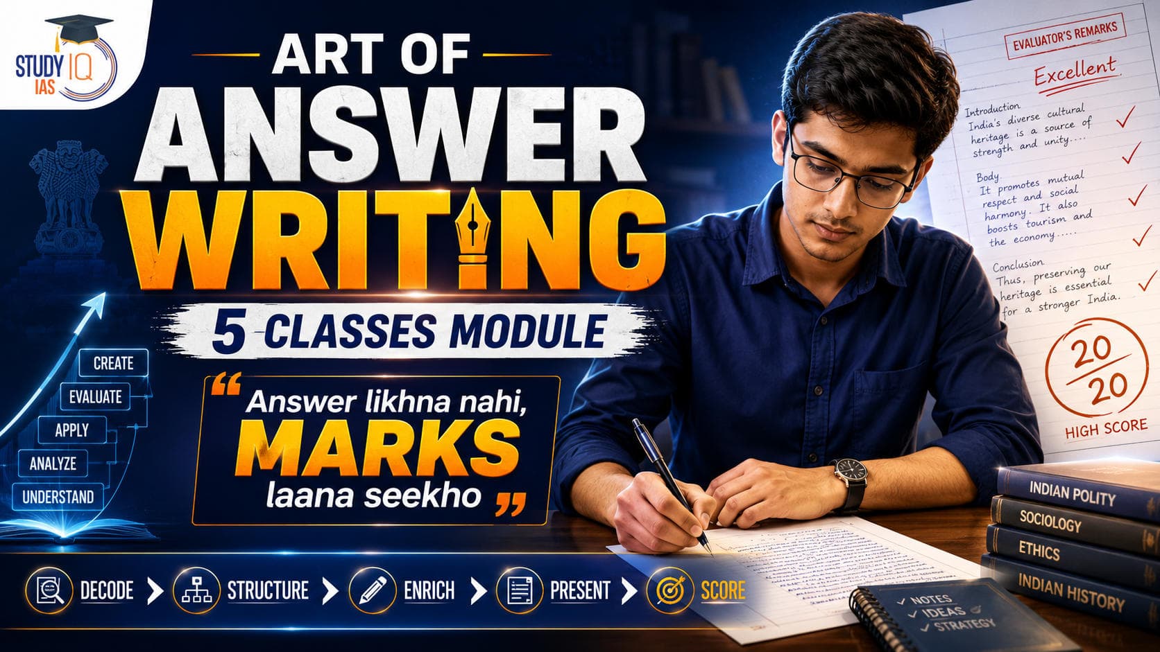 Art Of Answer Writing Classes With UPSC Topper