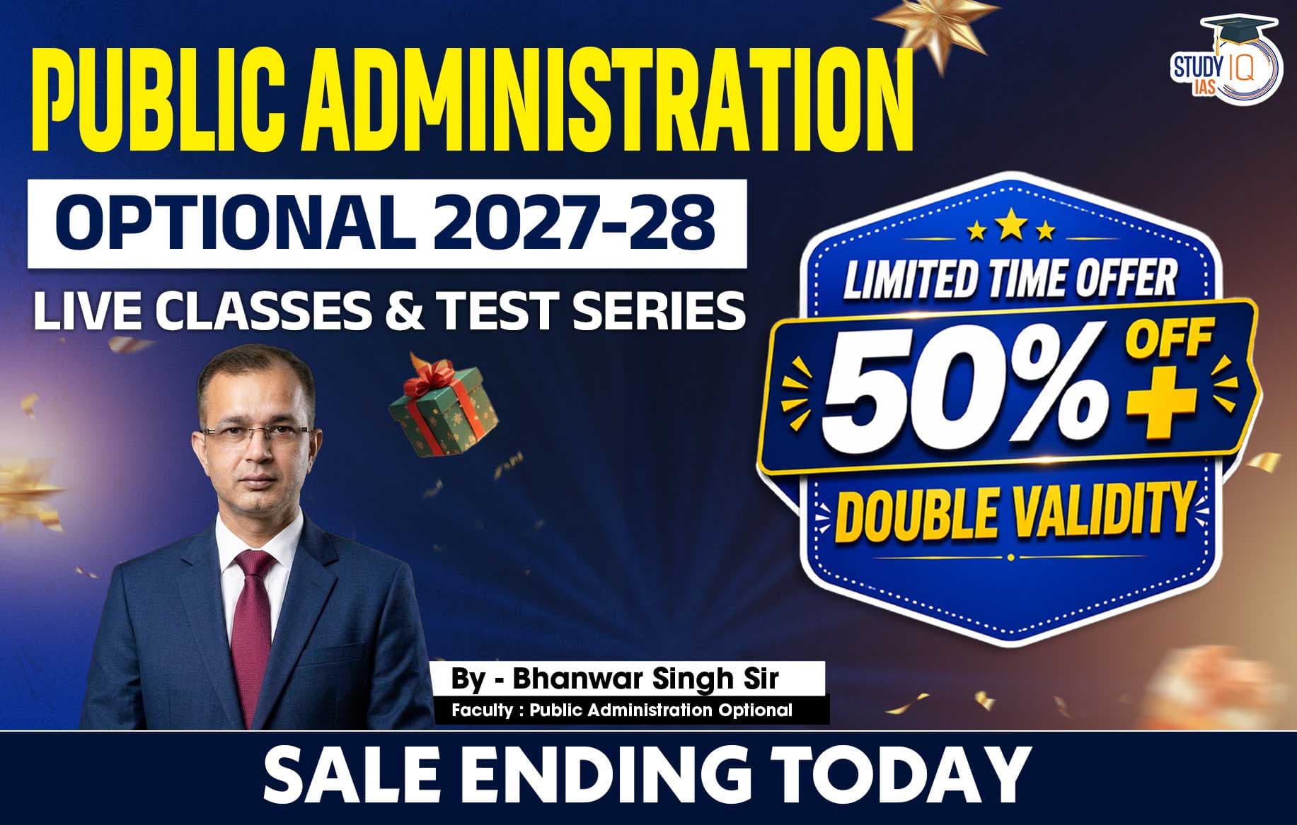 UPSC IAS (Mains) Public Administration Optional Live 2027-28 (Comprehensive) June Batch By Bhanwar Singh