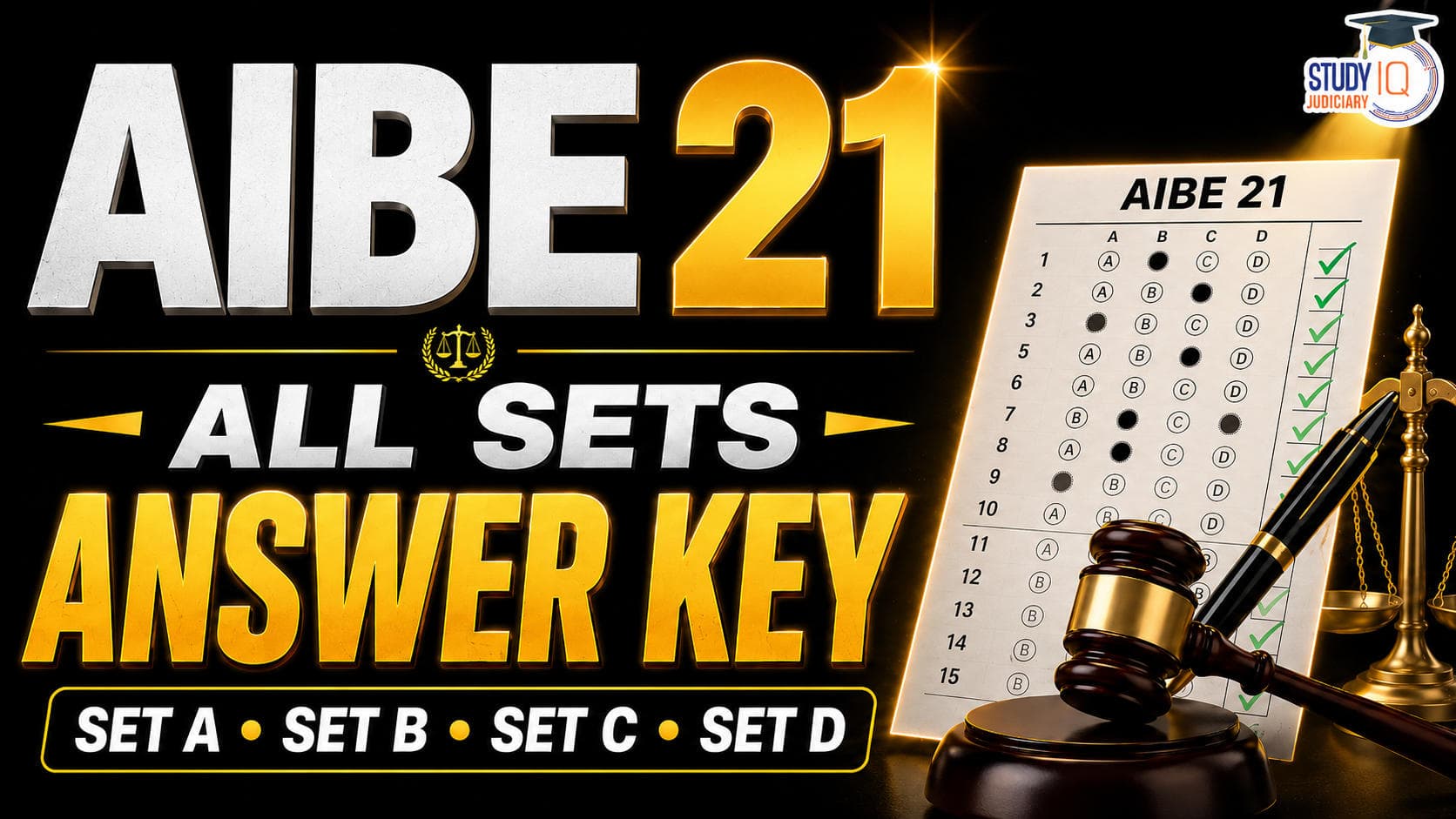AIBE 21 All Set Answer Key