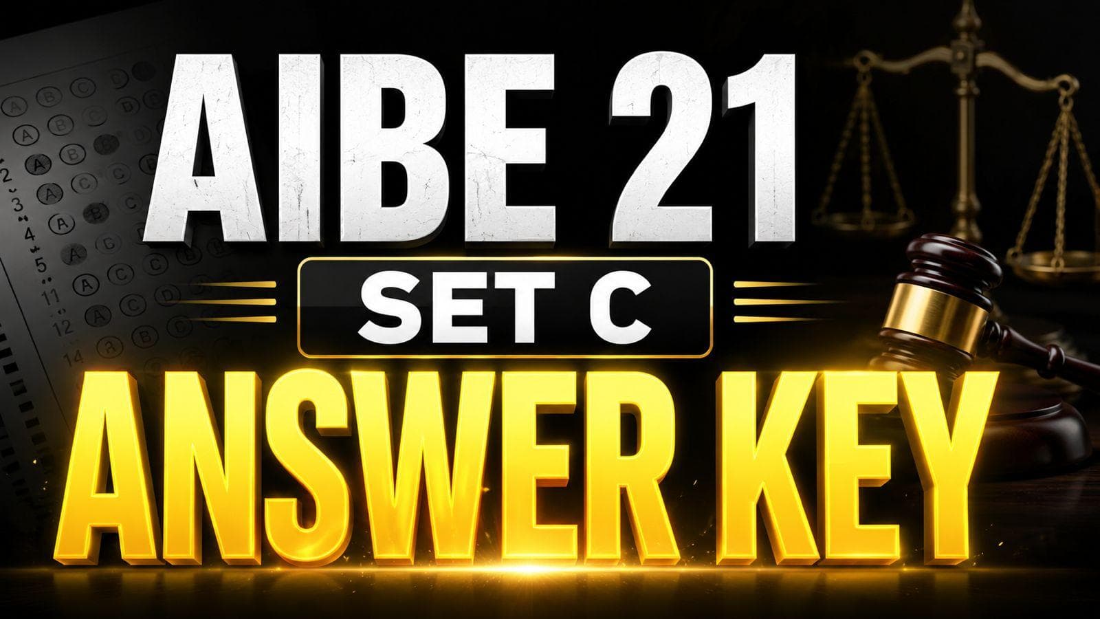 AIBE 21 Answer Key