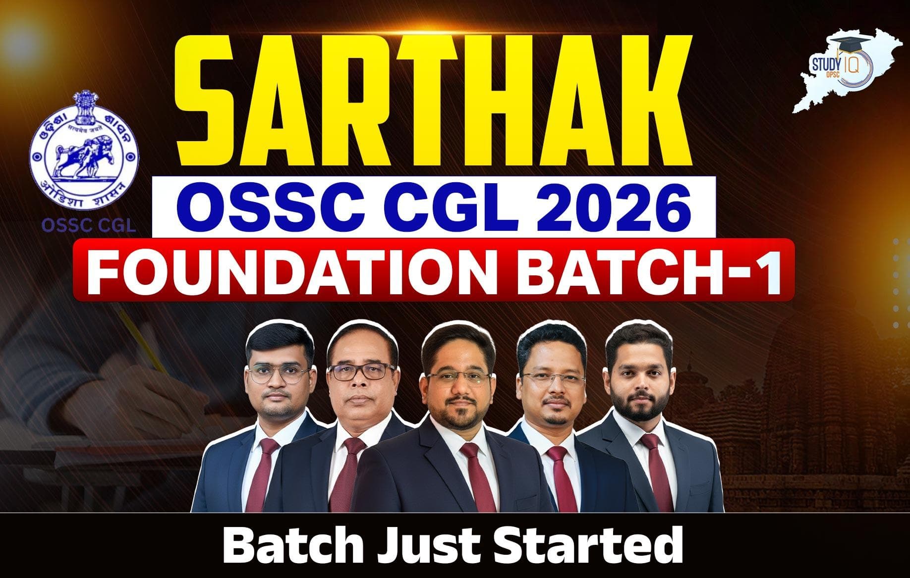 Sarthak OSSC CGL 2026 Foundation Batch