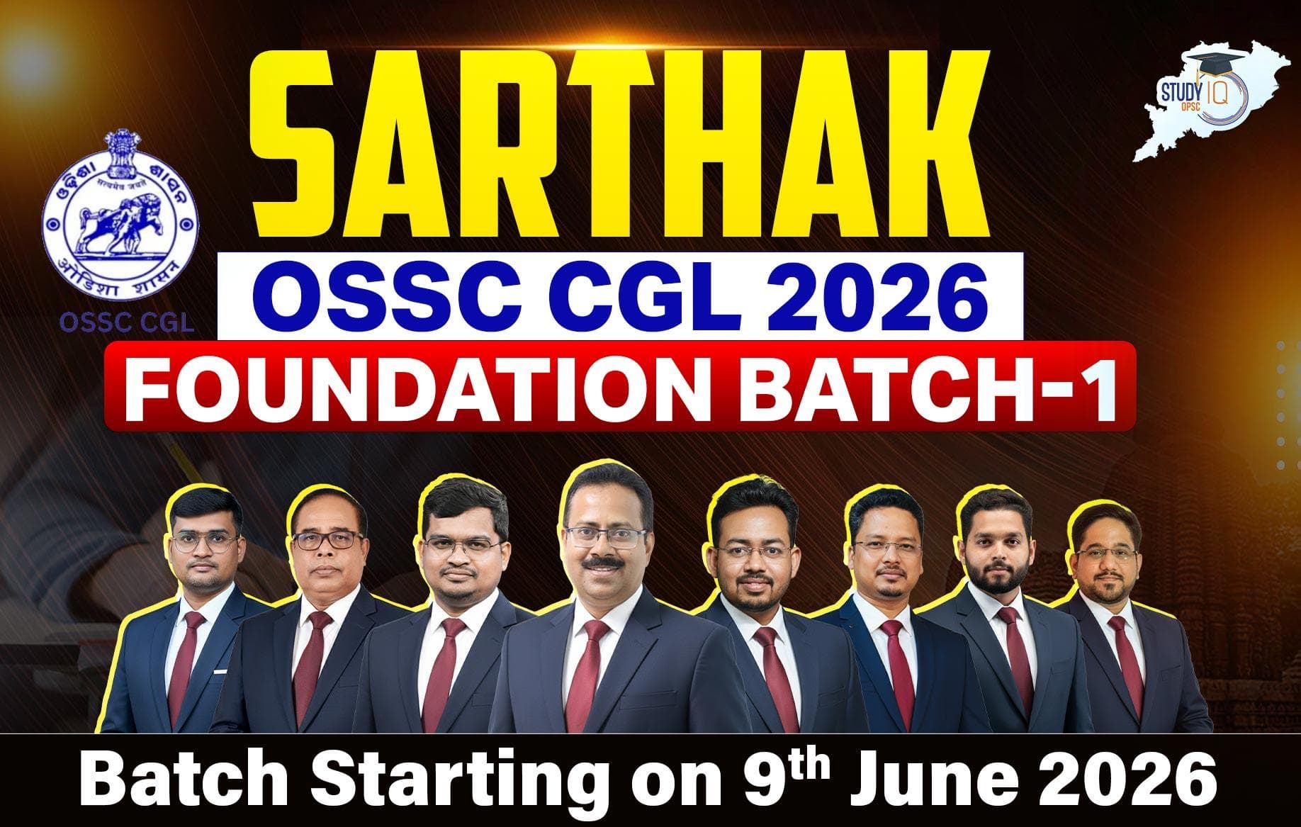 Sarthak OSSC CGL 2026 Foundation Batch