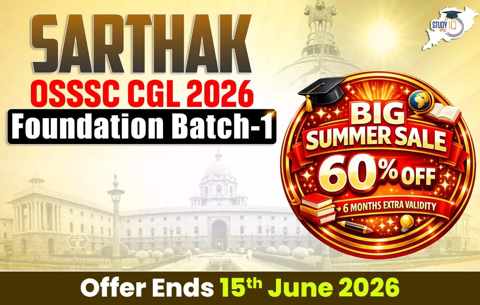 Sarthak OSSC CGL 2026 Foundation Batch