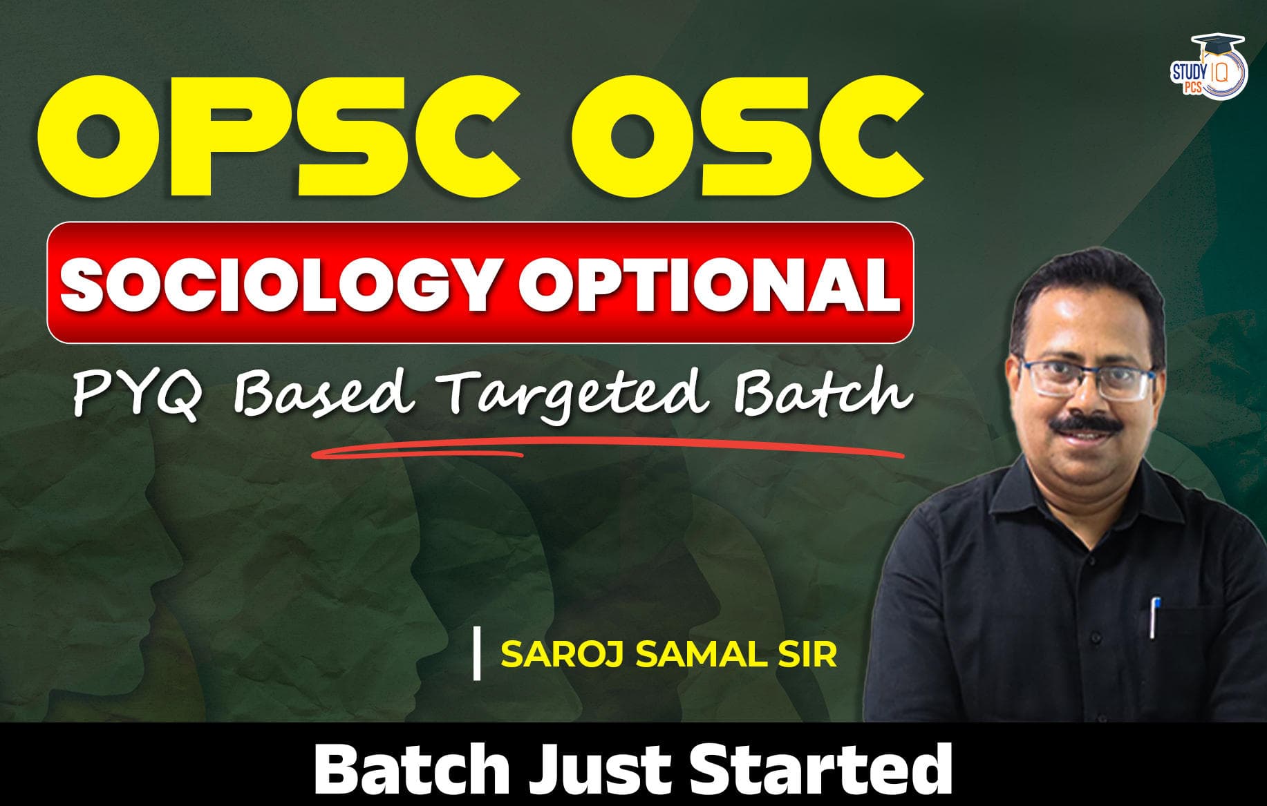 OPSC OCS Sociology Optional Foundation Batch 2026-2027 by Saroj Sir
