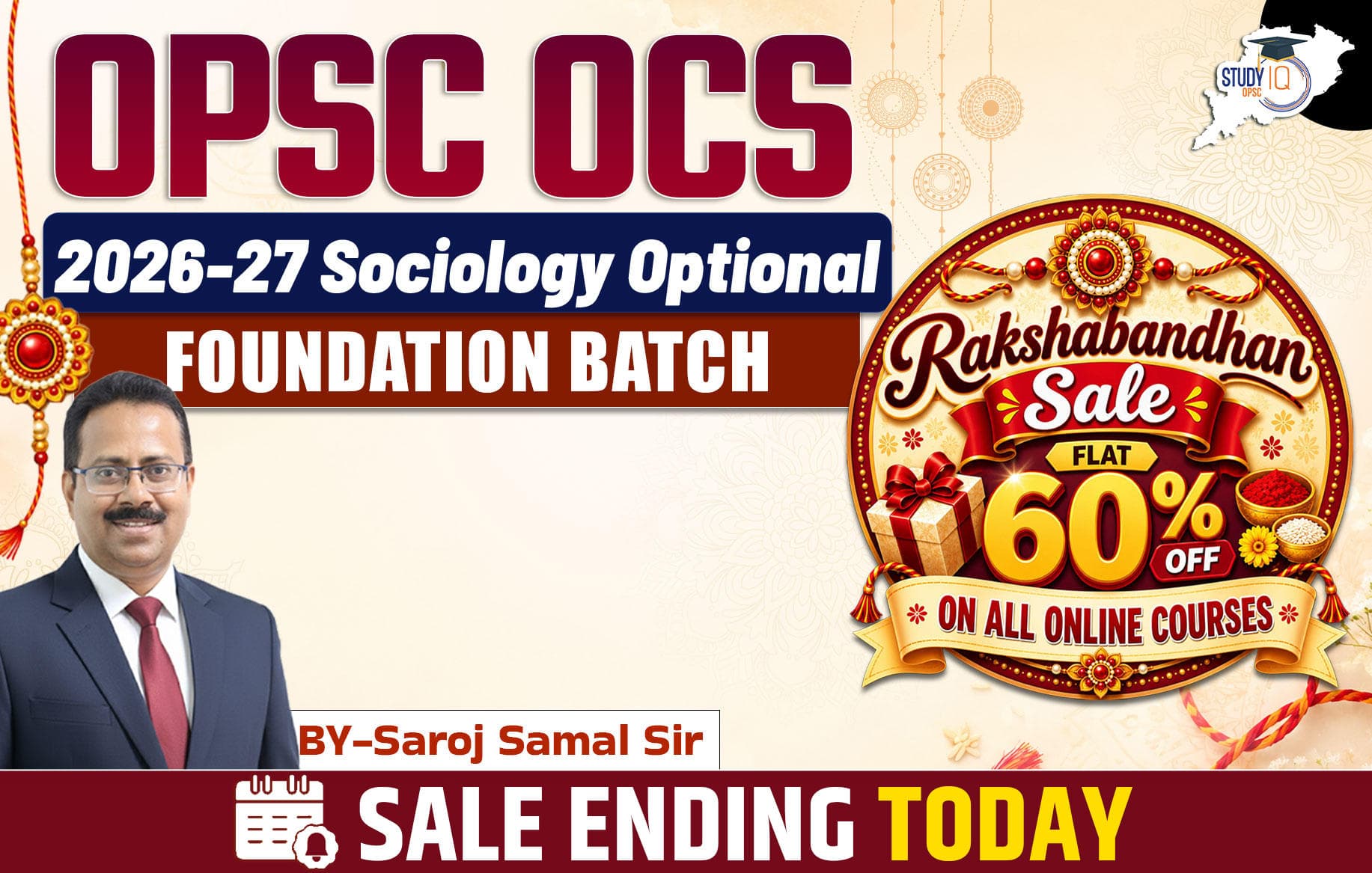 OPSC OCS Sociology Optional Foundation Batch 2026-2027 by Saroj Sir