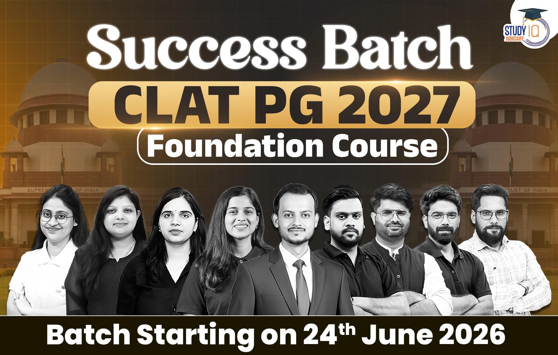 Success Batch CLAT PG 2027 Foundation Course