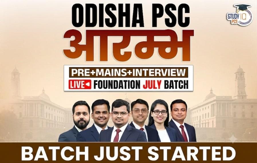 Odisha PSC (Pre + Mains) Live Foundation Aarambh July Batch (Gold)