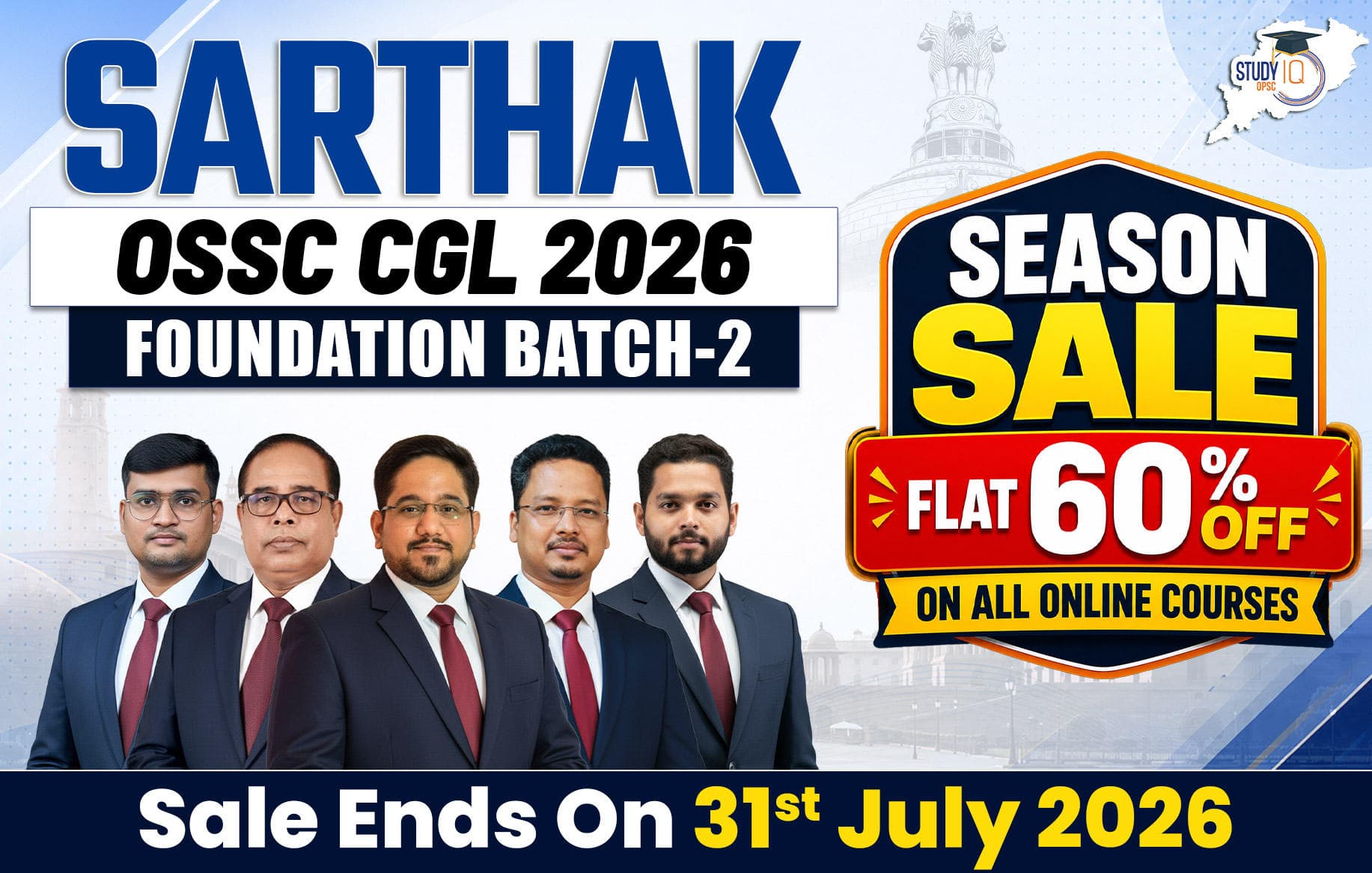 Sarthak OSSC CGL 2026 Foundation Batch 2