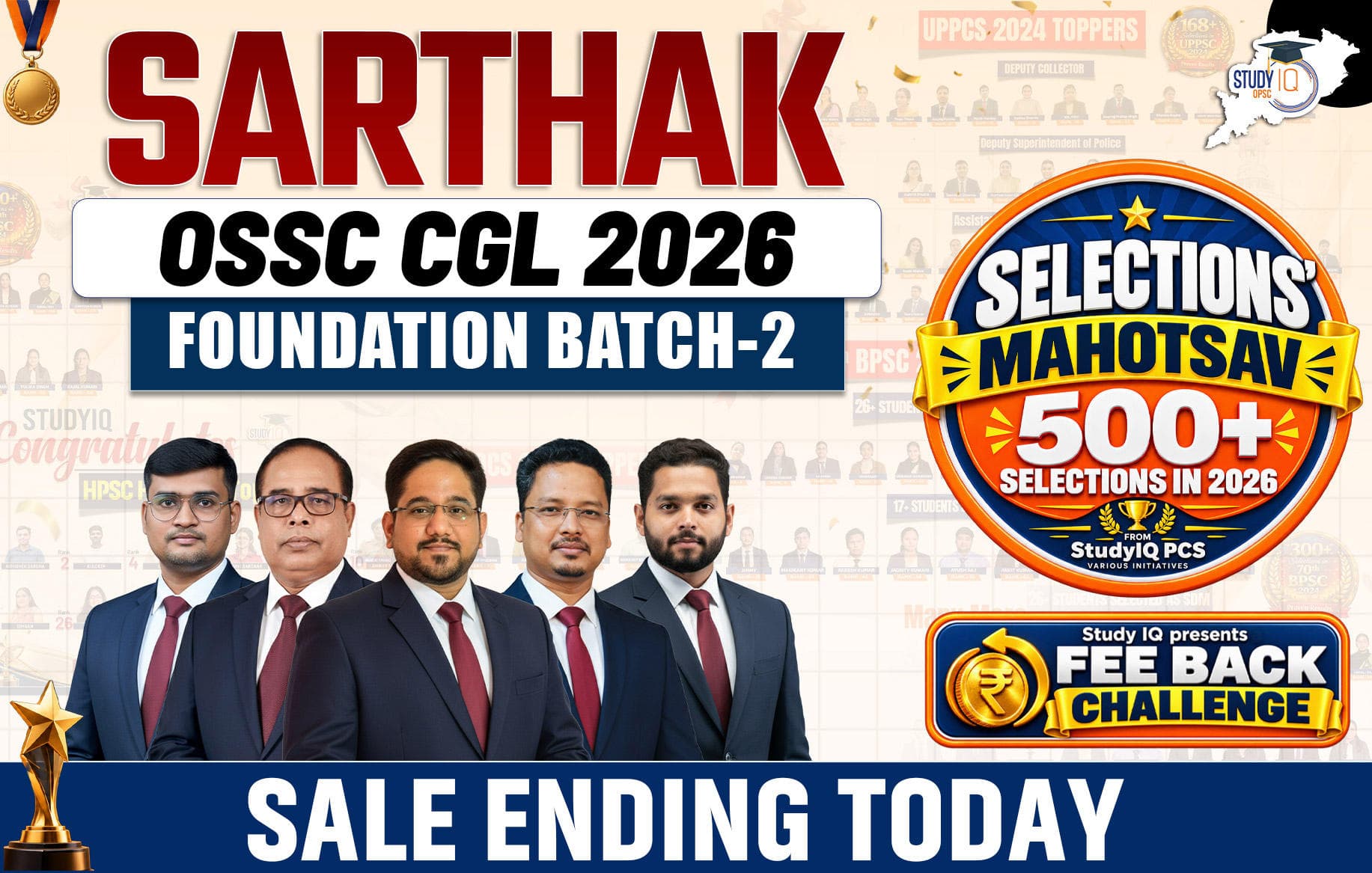 Sarthak OSSC CGL 2026 Foundation Batch 2