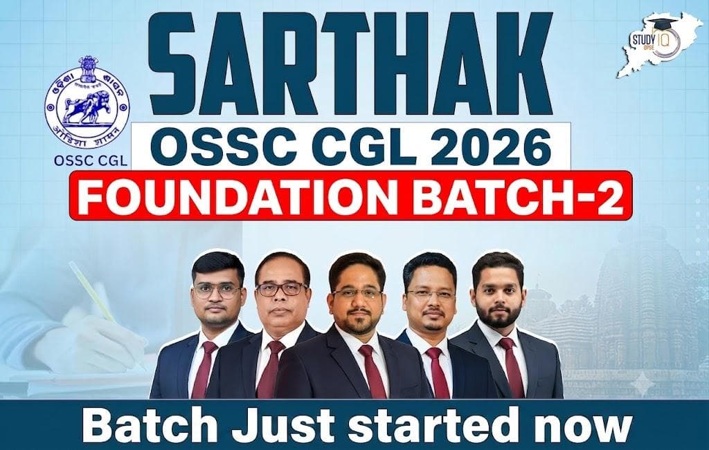 Sarthak OSSC CGL 2026 Foundation Batch 2