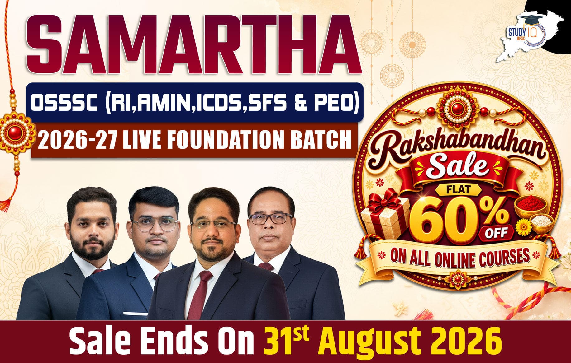 Samartha: OSSSC (RI,Amin,ICDS,SFS & PEO) 2026-27 Live Foundation Batch