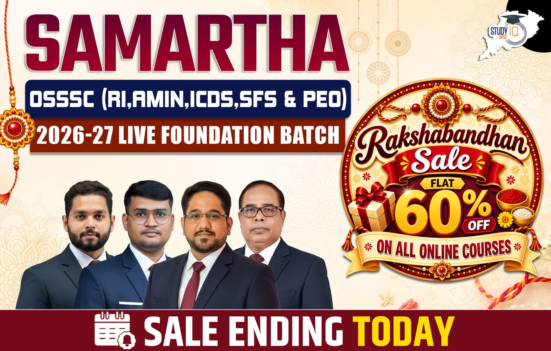 Samartha: OSSSC (RI,Amin,ICDS,SFS & PEO) 2026-27 Live Foundation Batch