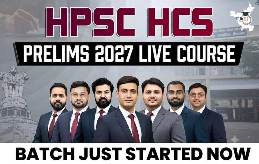 HPSC HCS Prelims 2027 Live Crash Course