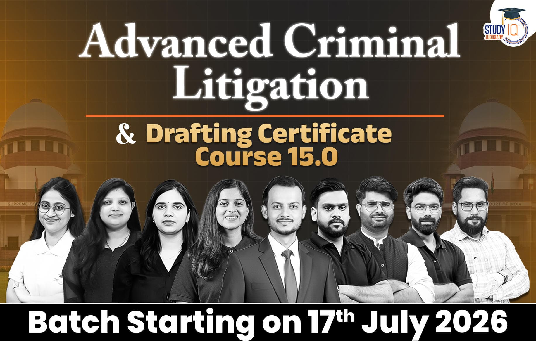 Advanced Criminal Litigation & Drafting Certificate Course 15.0