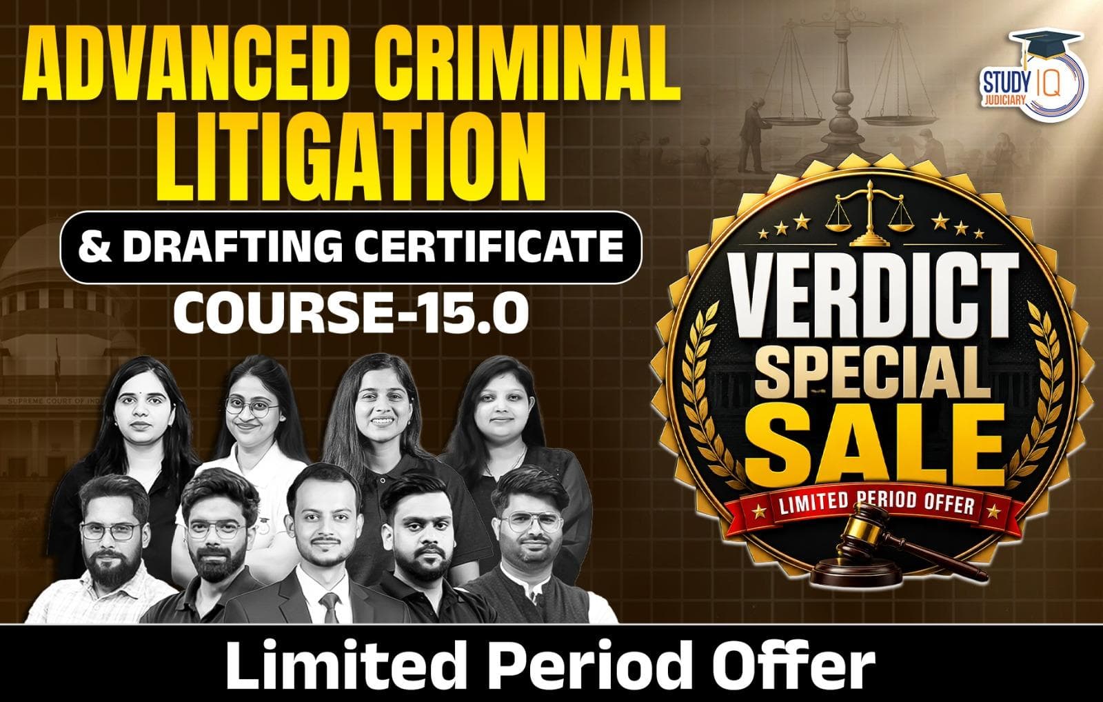 Advanced Criminal Litigation & Drafting Certificate Course 15.0