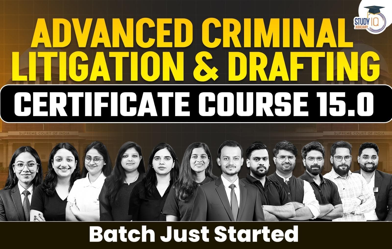 Advanced Criminal Litigation & Drafting Certificate Course 15.0